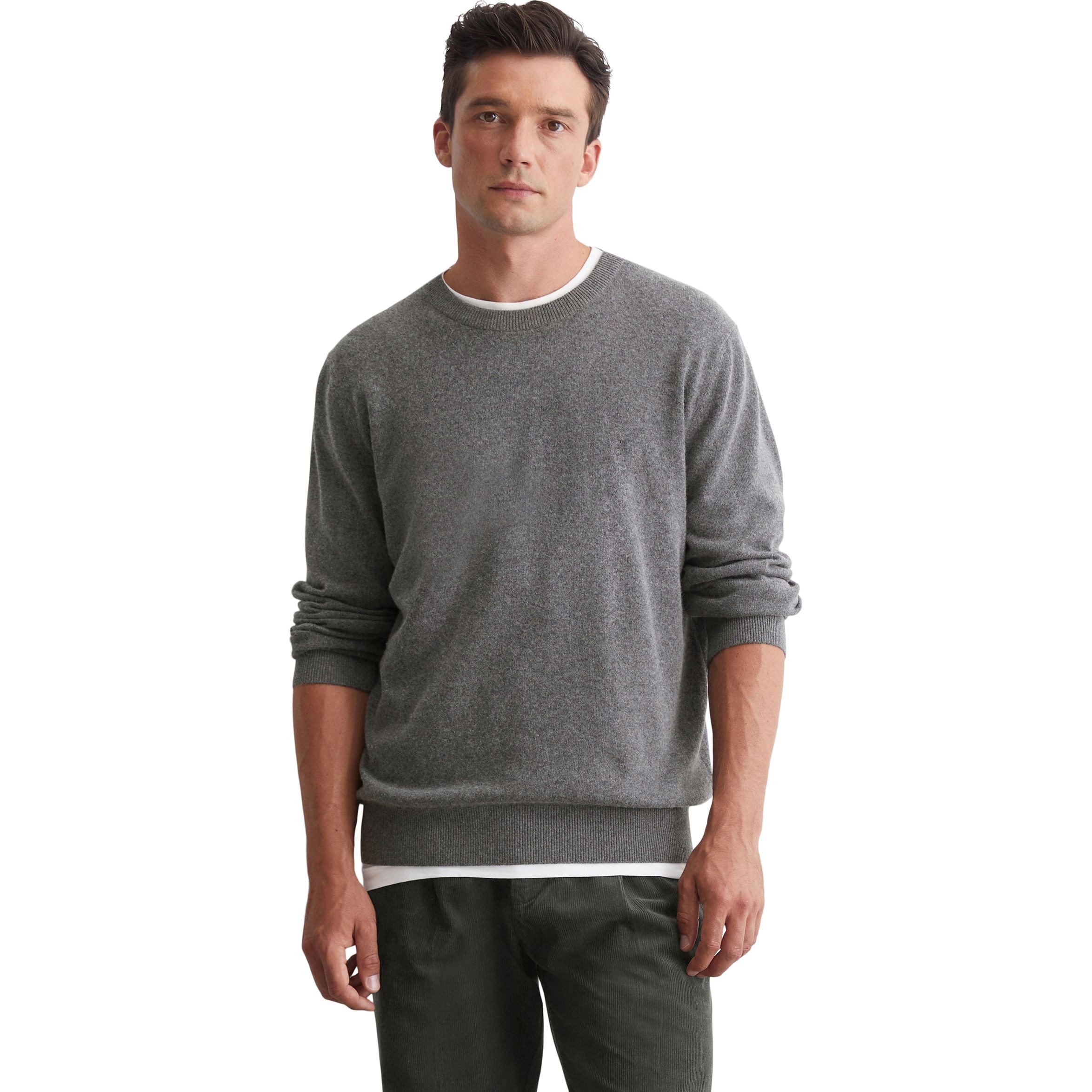 MARC O'POLO Megztinis vyrams, Pilka, Pullover M29514460504 2