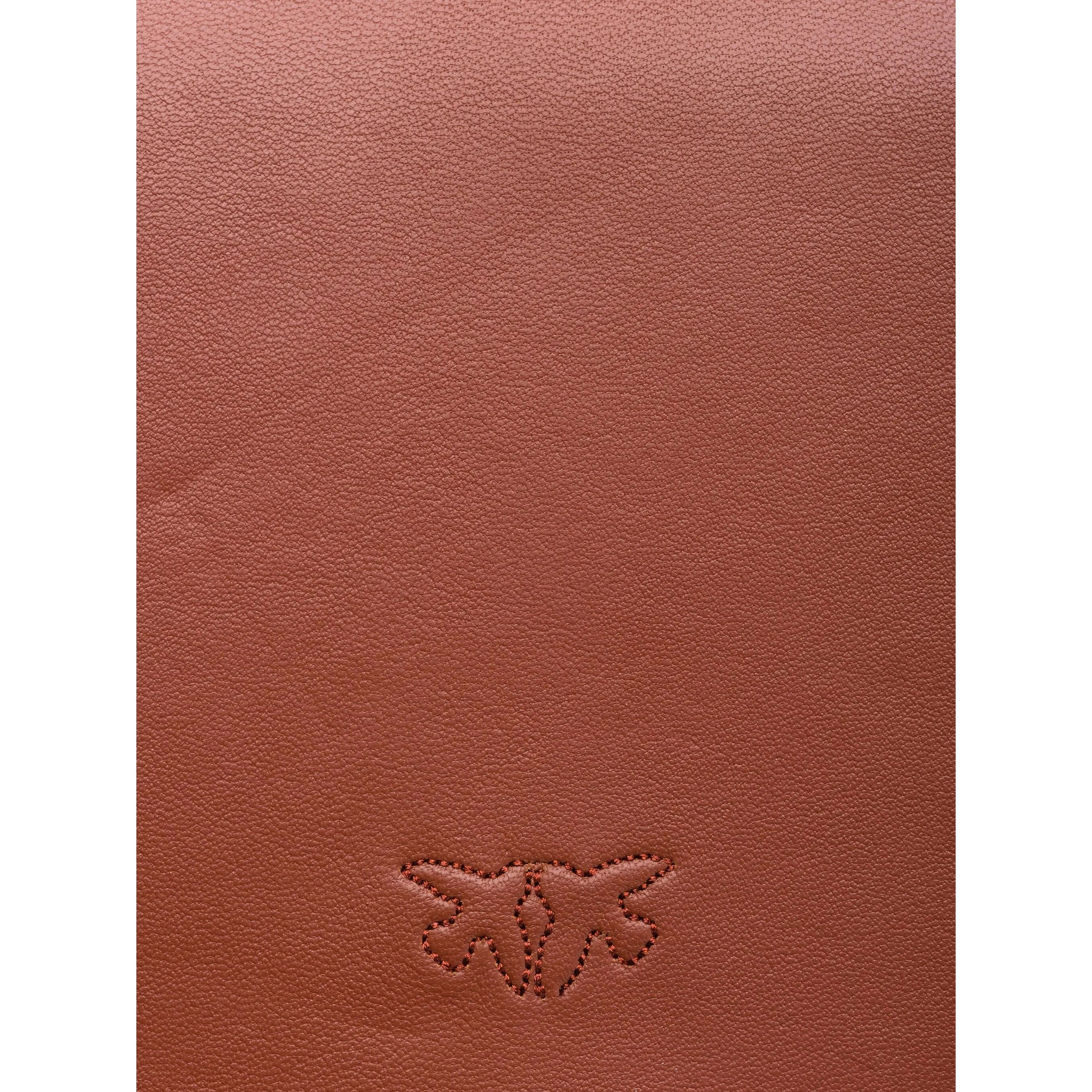 PINKO Rankinė per petį moterims, Ruda, Love should bag 5