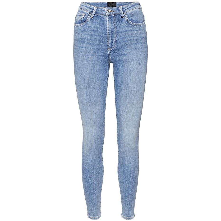 VERO MODA Tiesūs džinsai moterims, Mėlyna, VMSOPHIA HR SKINNY JE 1