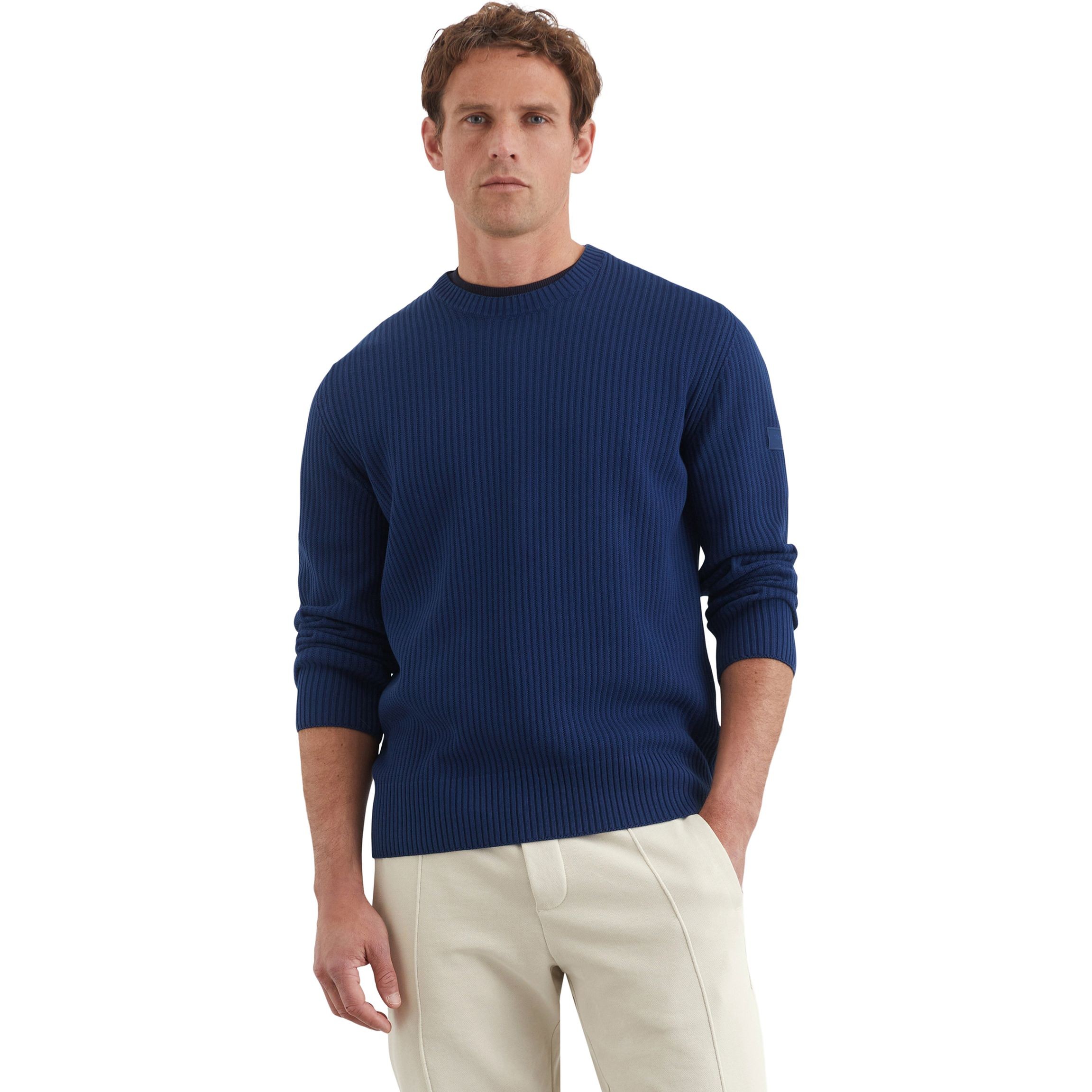MARC O'POLO Megztinis vyrams, Mėlyna, Pullover 522502460206 2