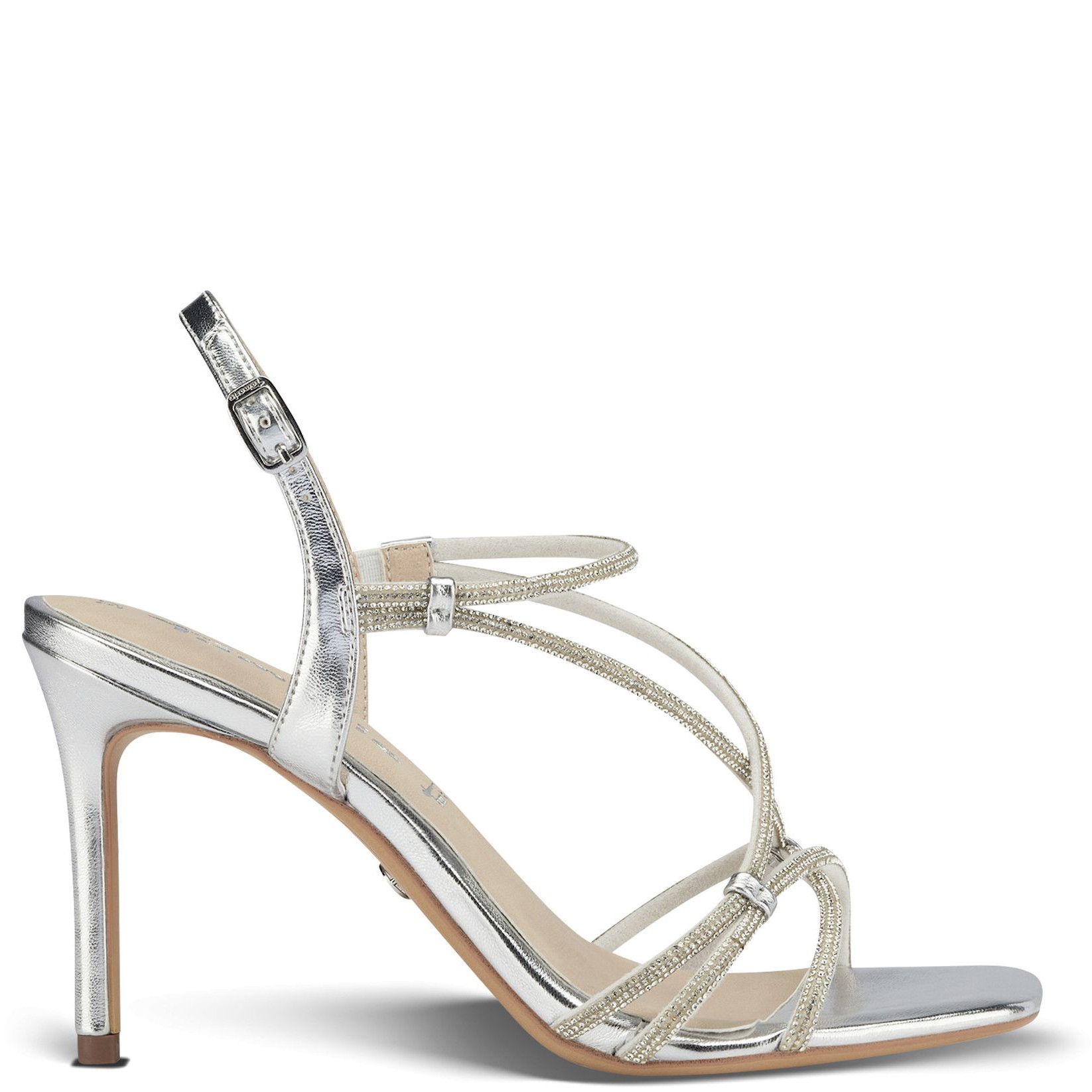 TAMARIS Basutės moterims, Sidabrinė, Sandals 2