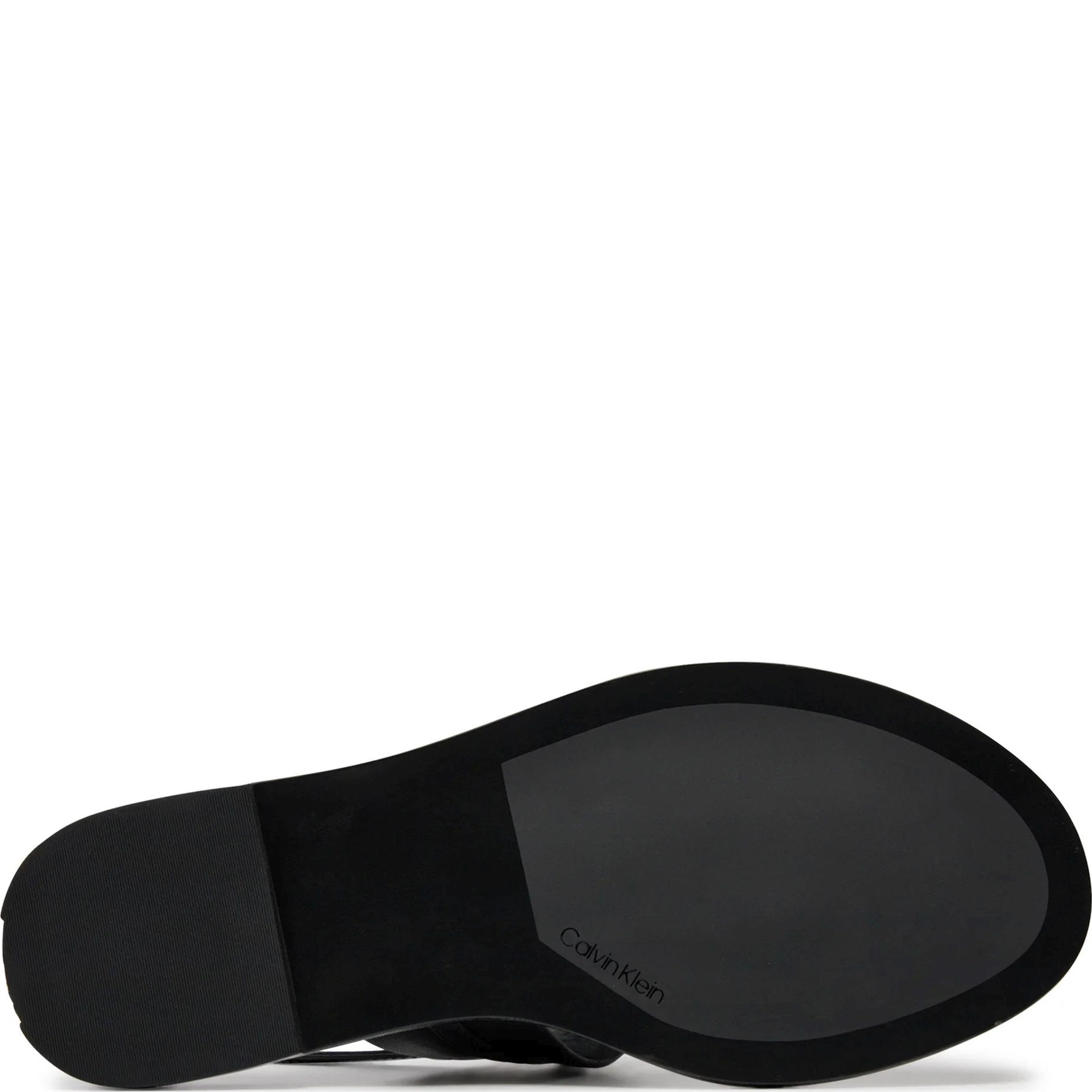 CALVIN KLEIN Basutės moterims, Juoda, Flat sandal metal bar 5