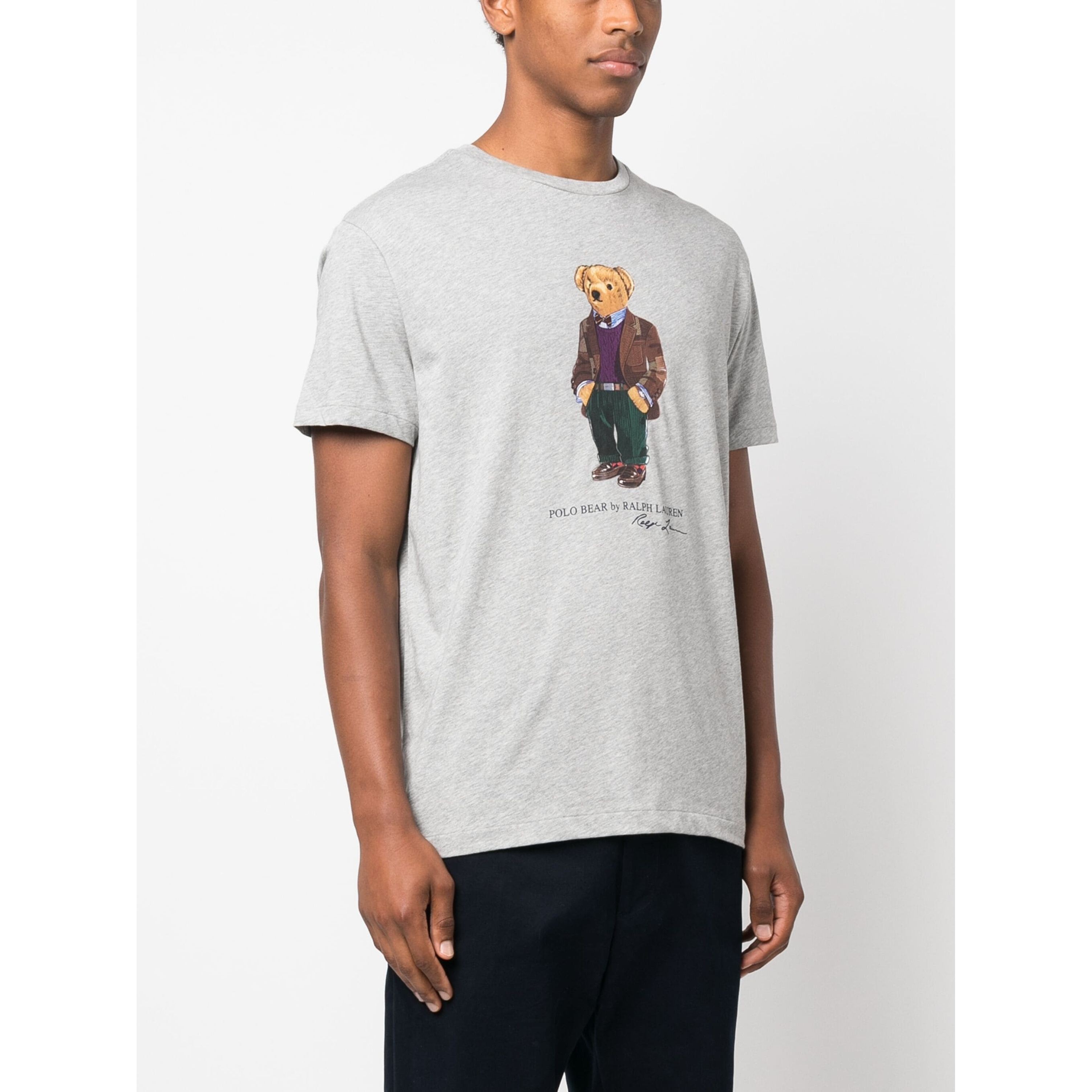 POLO RALPH LAUREN Marškinėliai trump. rankovėmis vyrams, Pilka, Short sleeve t-shirt 3