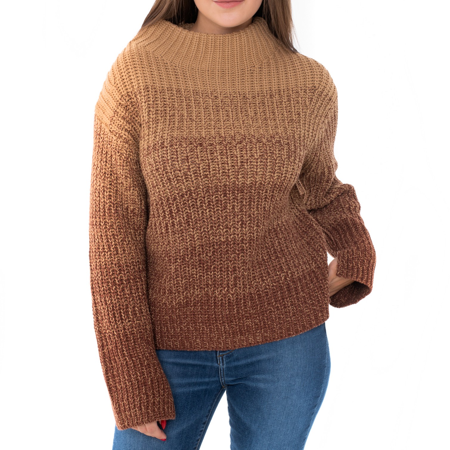 TOM TAILOR Megztinis moterims, Ruda, Megztinis 1