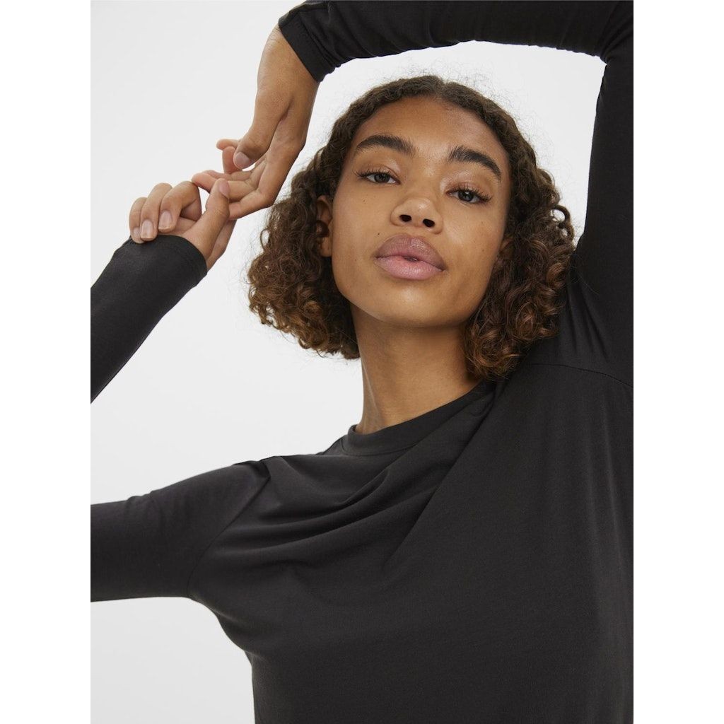 VERO MODA Maxi suknelė moterims, Juoda, VMGAVA L/S DRESS GA N 5