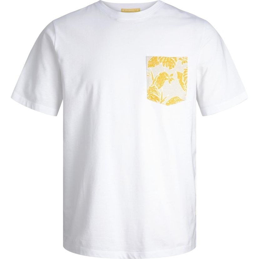 JACK & JONES Marškinėliai vyrams, Balta, Joraruba t-shirts 1