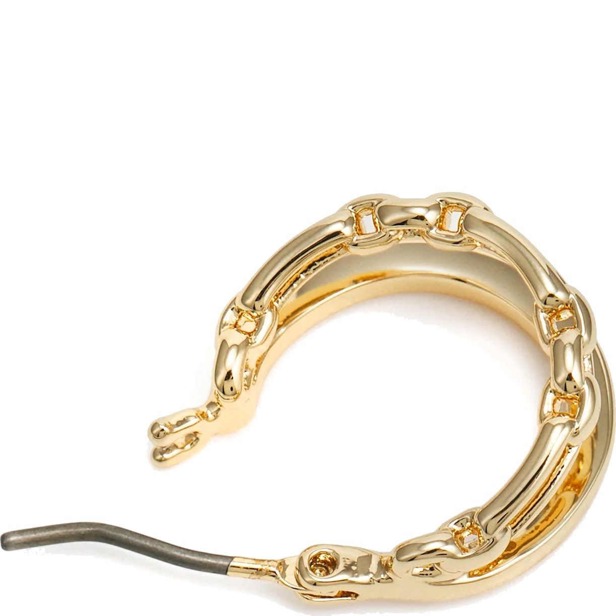 RALPH LAUREN Auskarai moterims, Auksinė, Pe 15mm split hoop 2