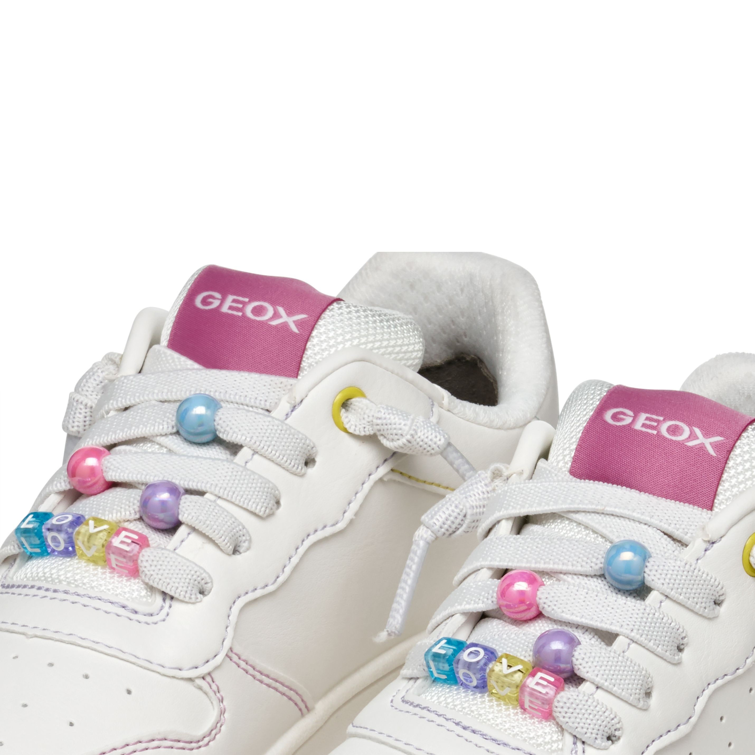 GEOX Laisvalaikio bateliai mergaitėms, Balta, Washiba leisure 4