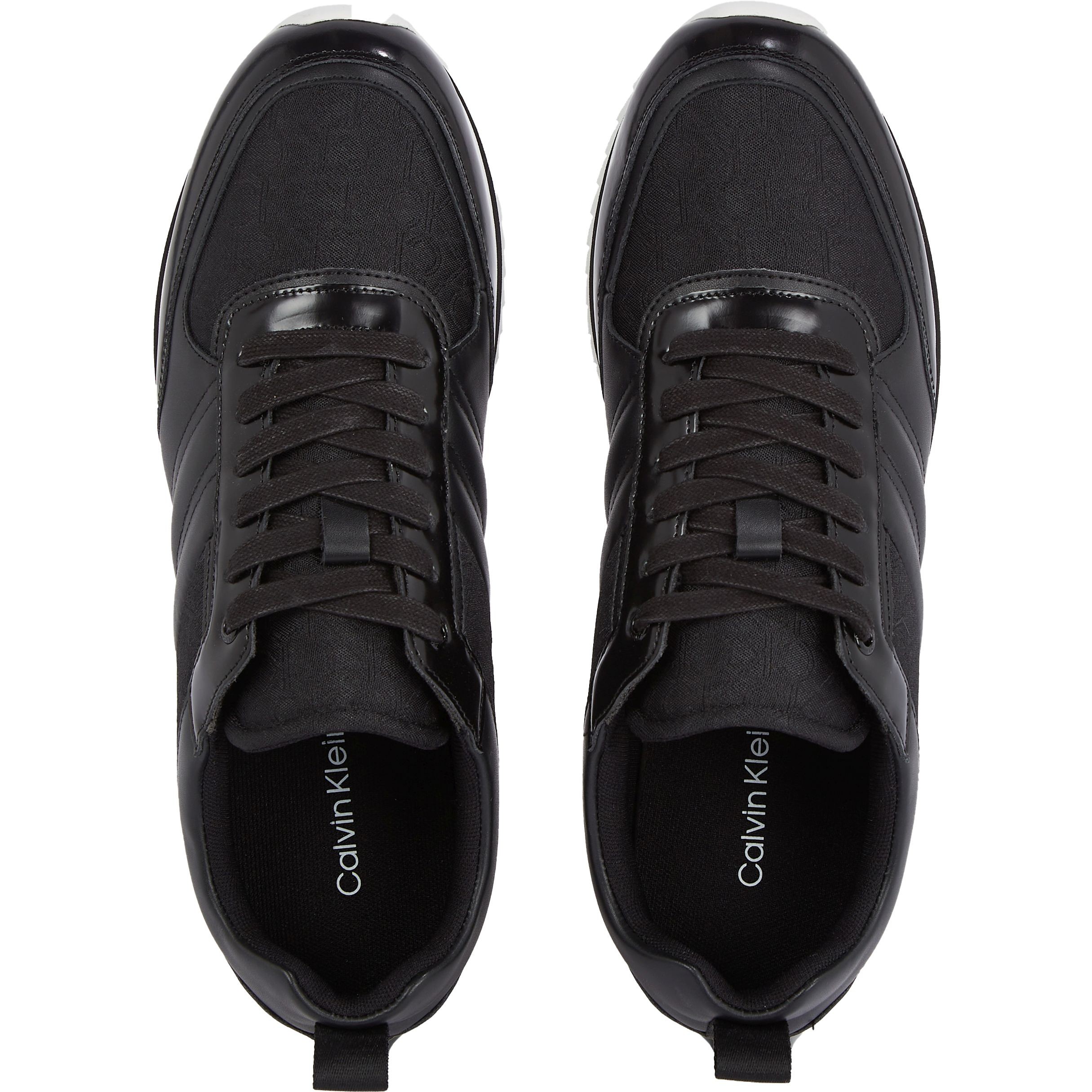 CALVIN KLEIN Laisvalaikio bateliai vyrams, Juoda, Low top lace up leisure 4