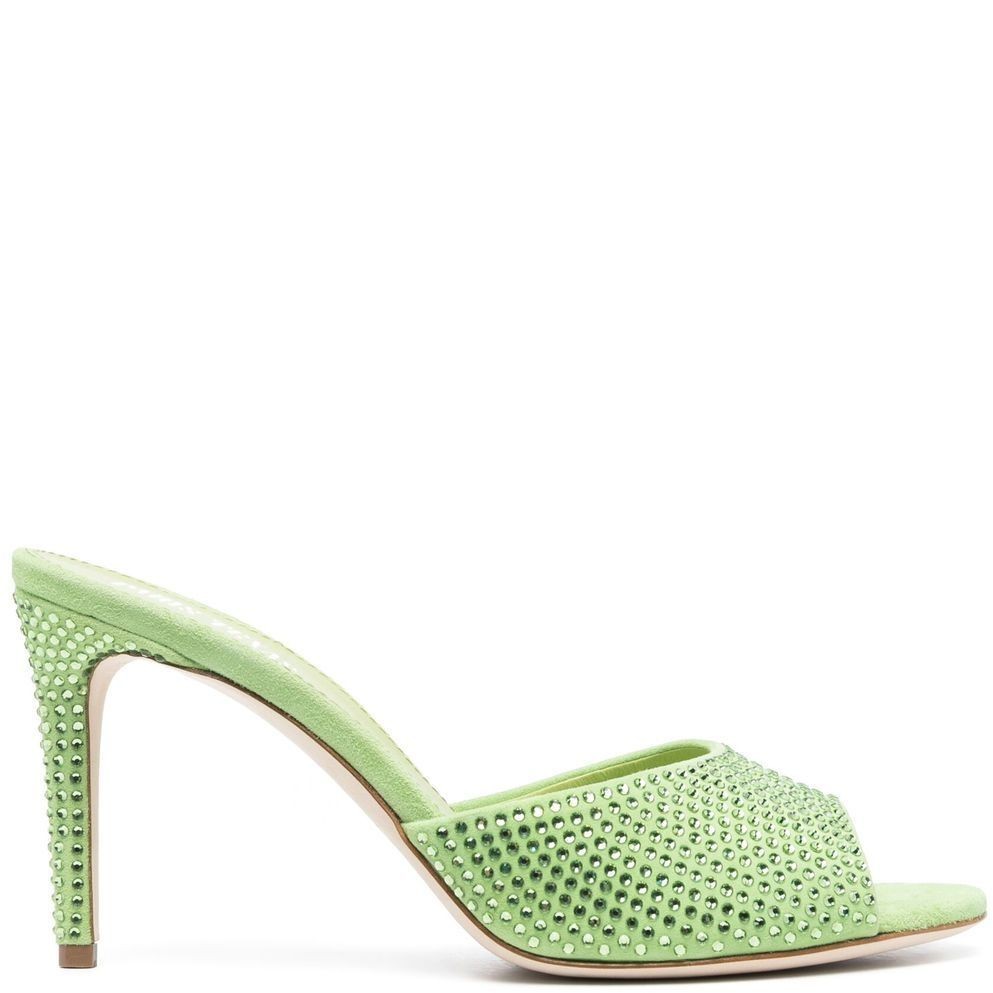 PARIS TEXAS Aukštakulniai moterims, Žalia, Holly stiletto mule 85 1