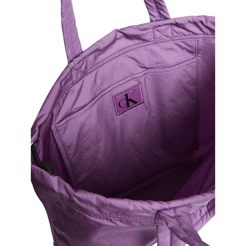 CALVIN KLEIN JEANS Pirkinių krepšys moterims, Violetinė, CITY NYLON SQ REV TOTE38 3