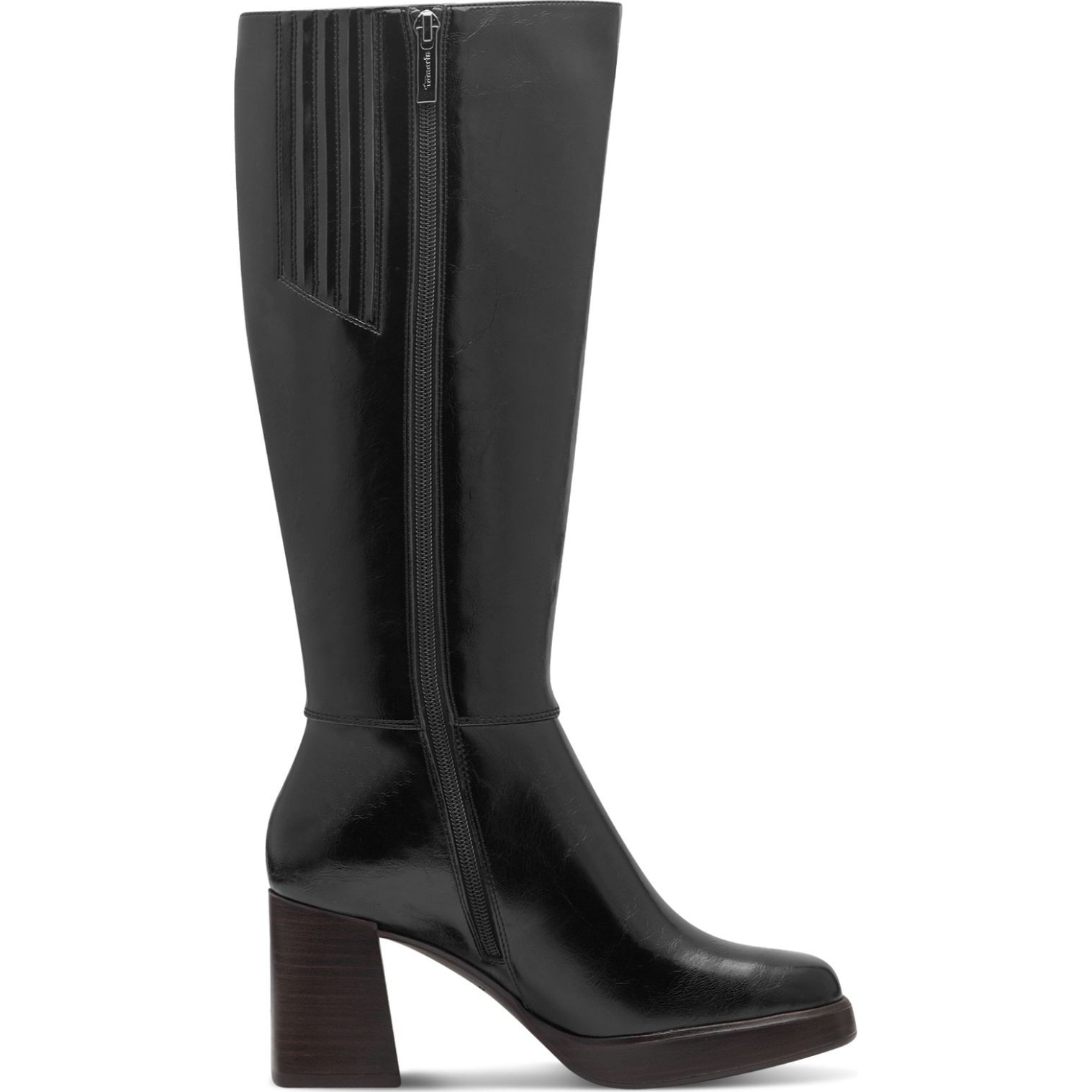 TAMARIS Auliniai moterims, Juoda, Long heeled boot 3