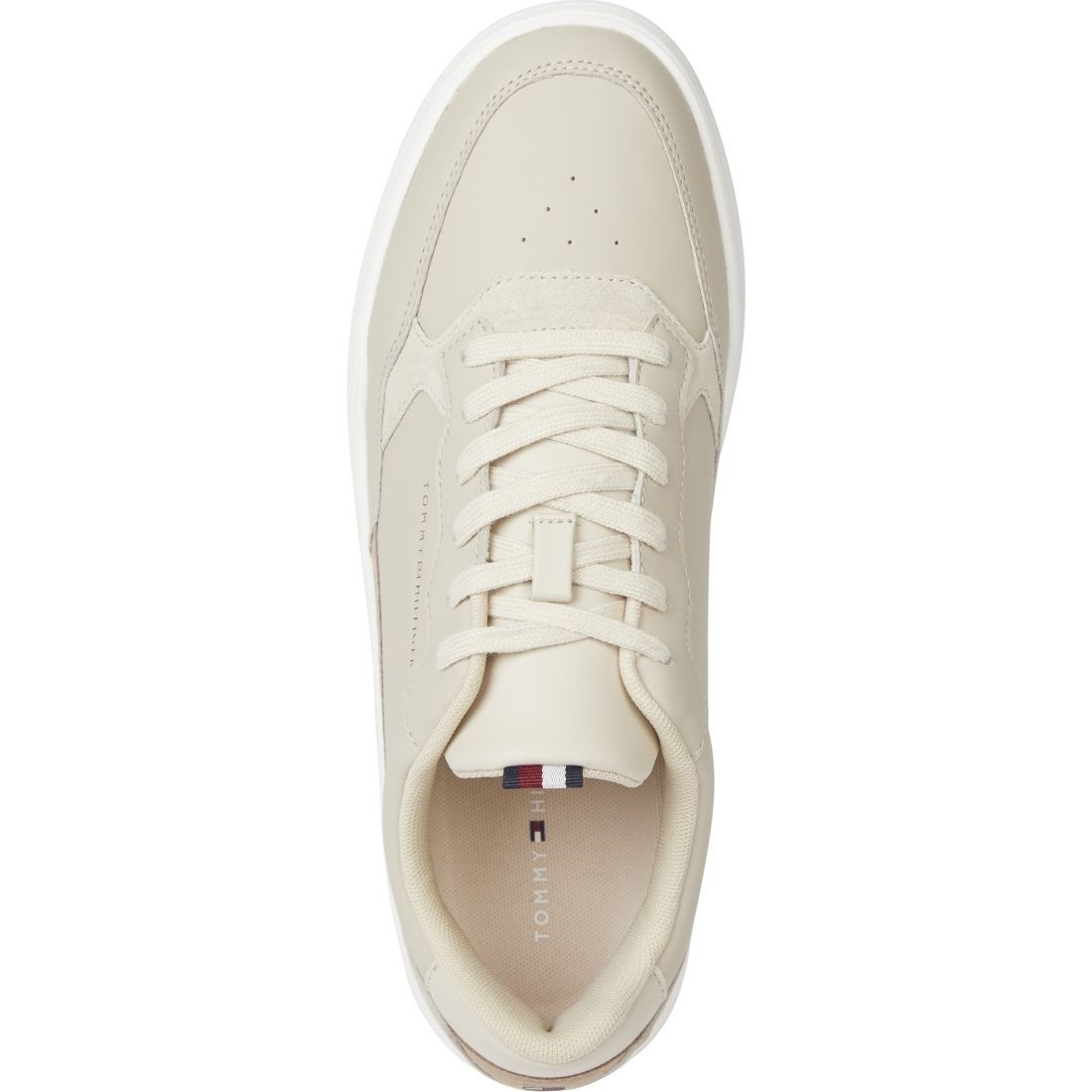 TOMMY HILFIGER Sportiniai bateliai vyrams, Smėlio, Elevated cupsole sport shoe 4