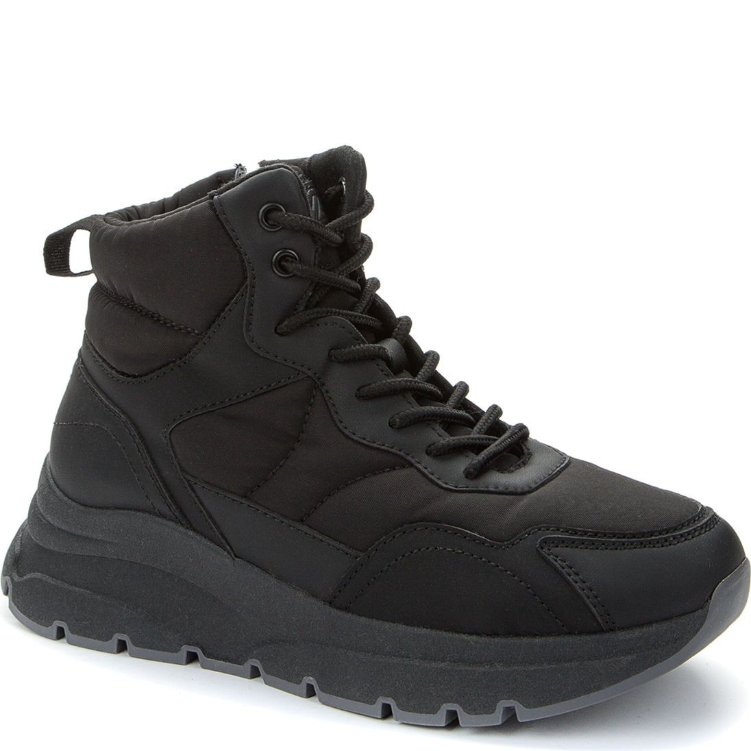 CROSBY Pašiltinti aulinukai moterims, Juoda, WARM BOOTS