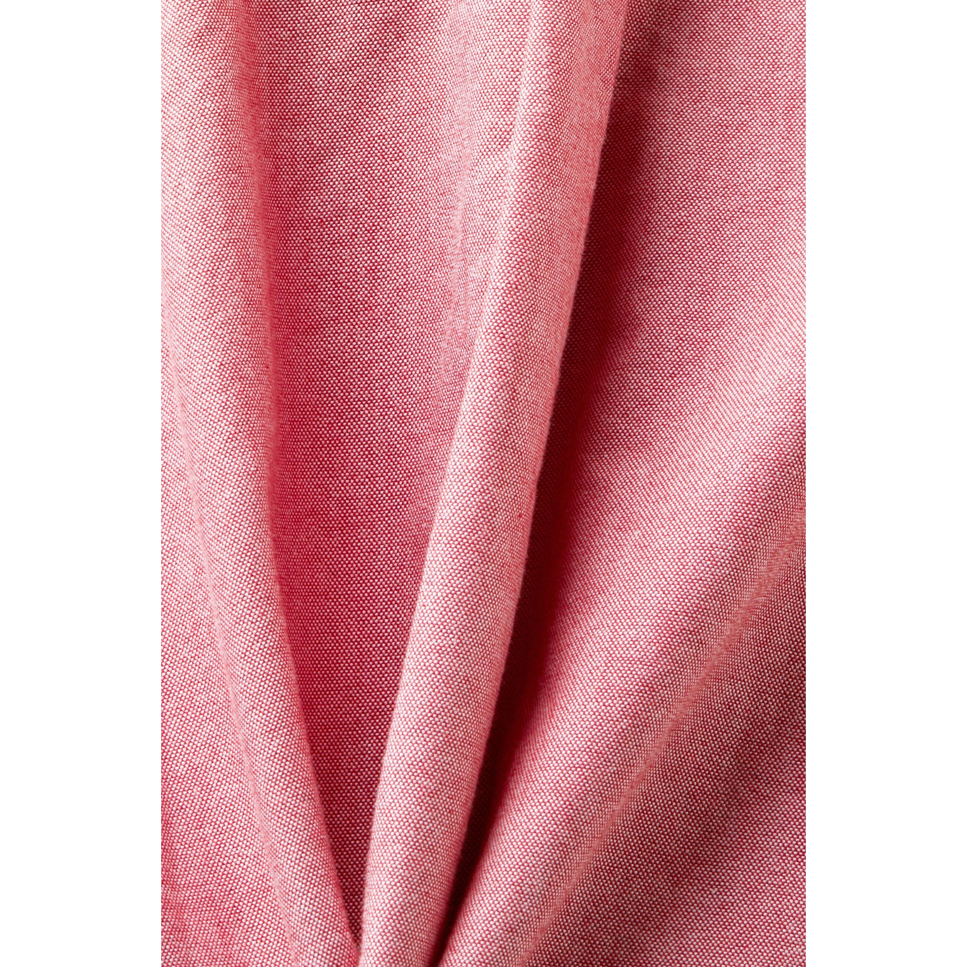 ESPRIT Marškiniai vyrams, Raudona, Cotton Poplin Shirt 4