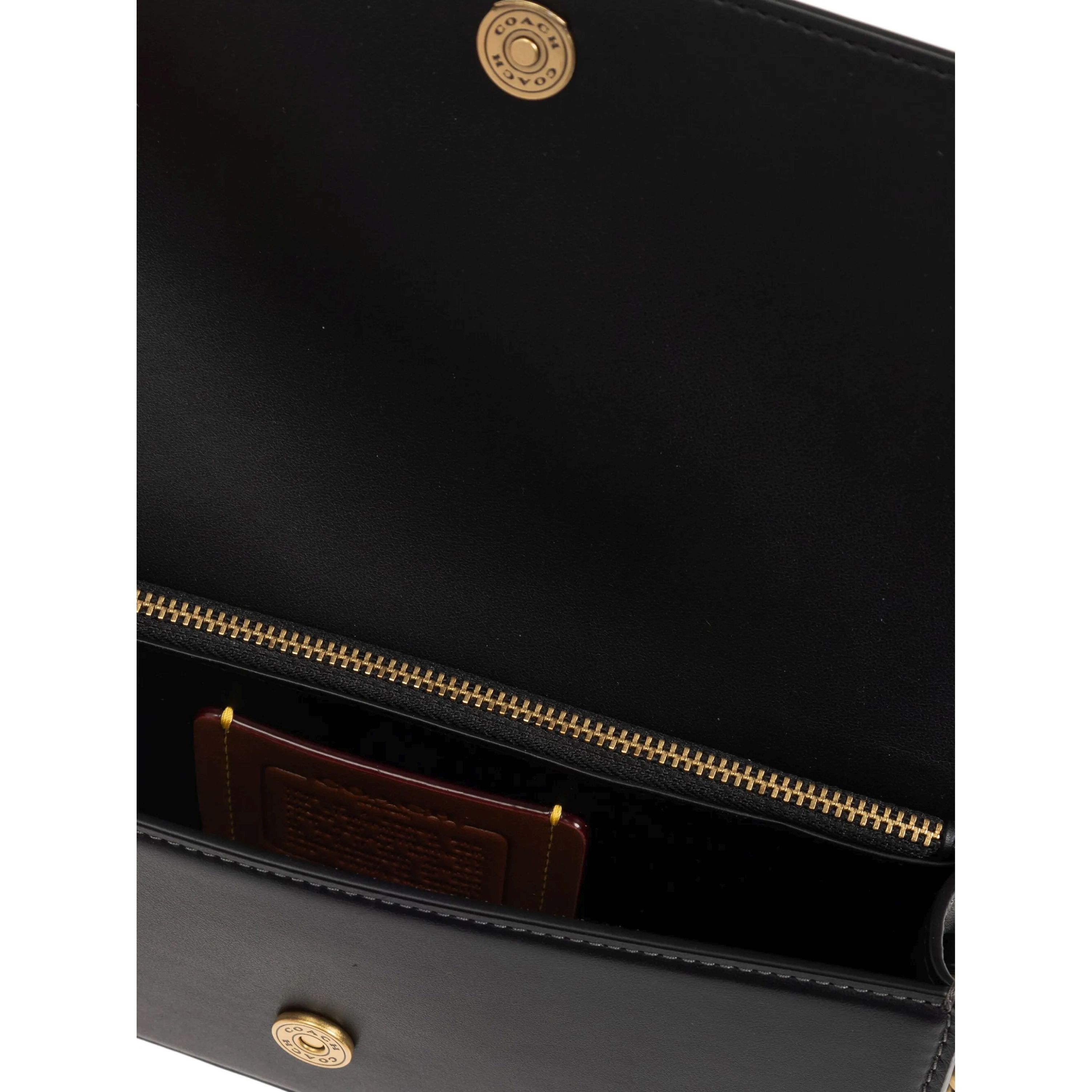 COACH Rankinė per petį moterims, Juoda, Shoulder bag 4