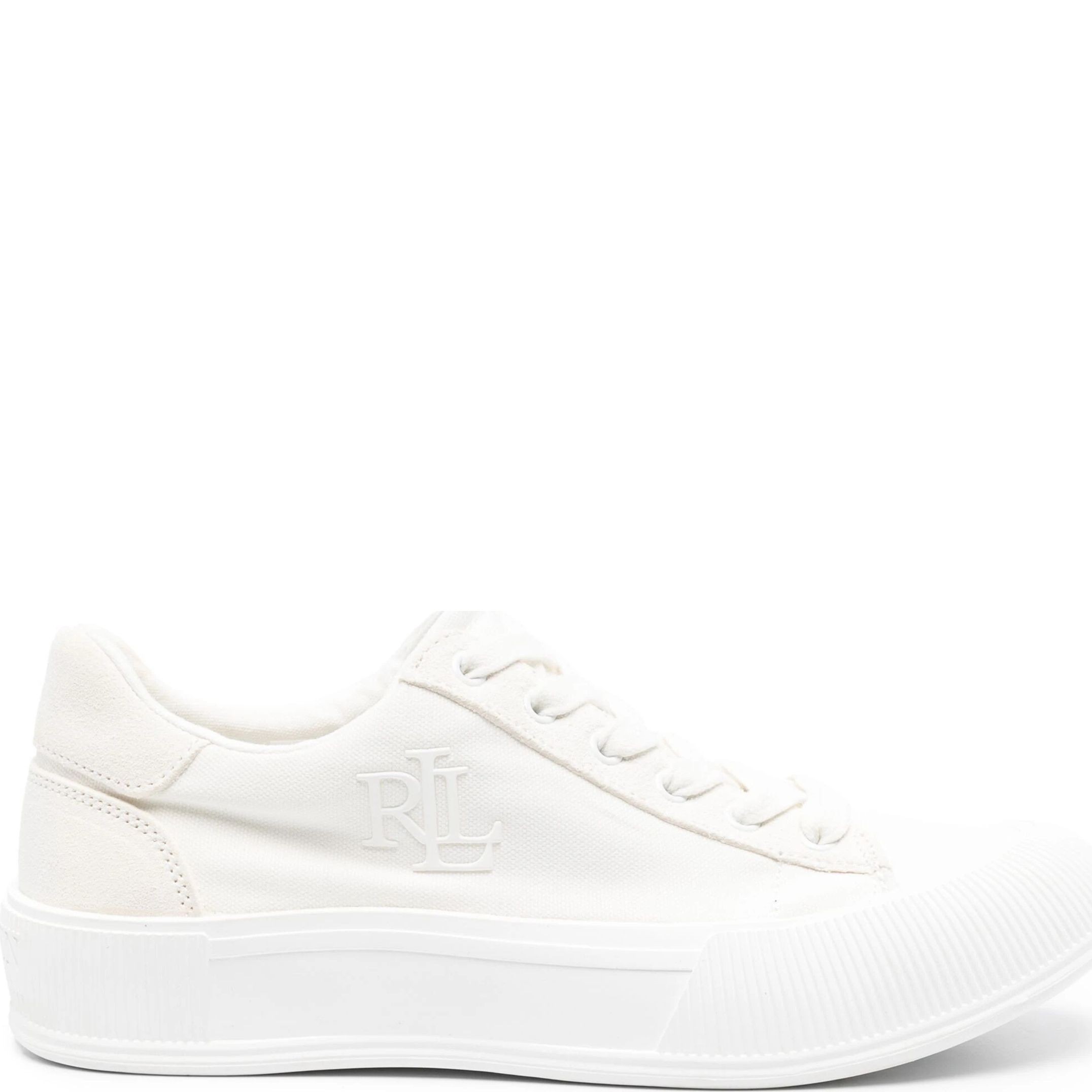 LAUREN RALPH LAUREN Laisvalaikio bateliai moterims, Balta, Daisie sneakers low top lace 2