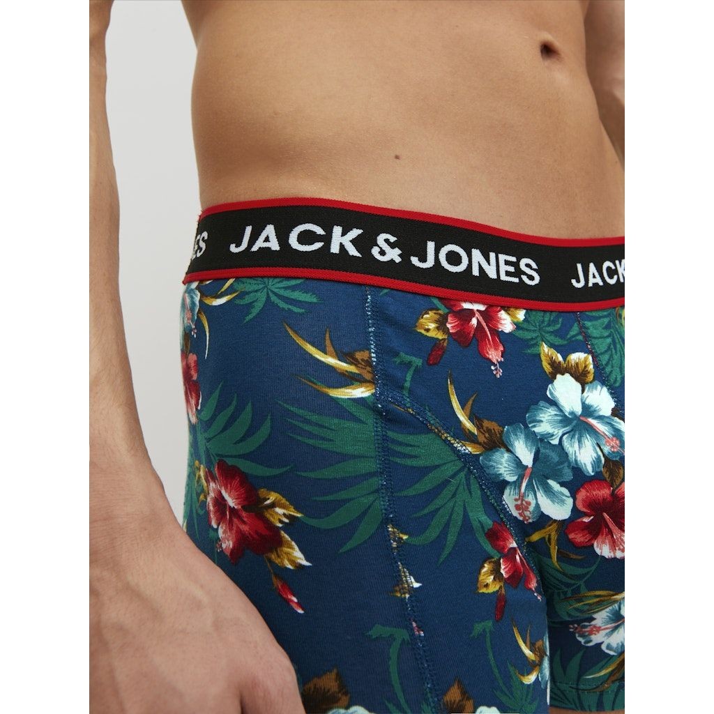 JACK & JONES Kelnaitės vyrams, JACFLOWER TRUNKS 3 P 4