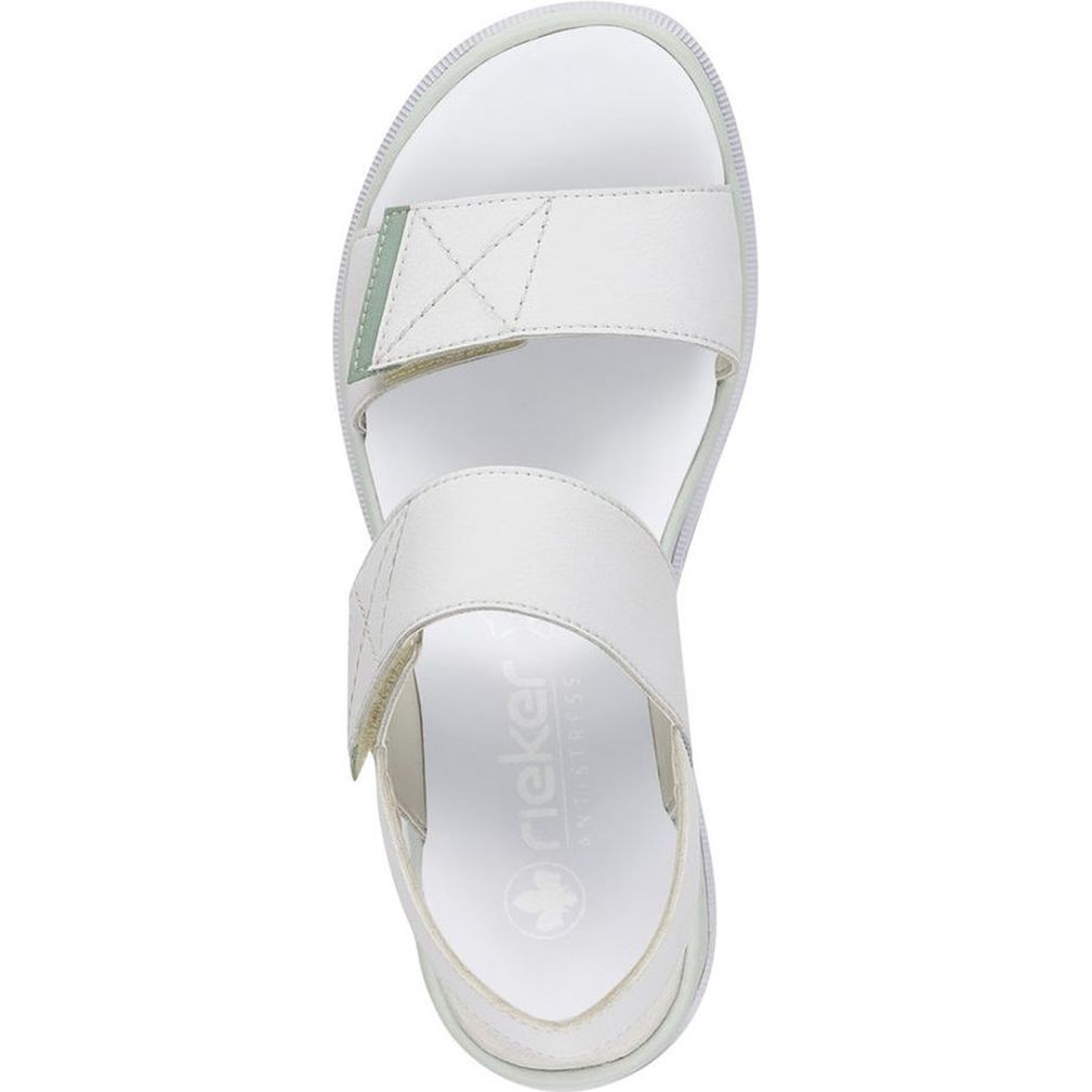 RIEKER Basutės moterims, Balta, SANDALS 5