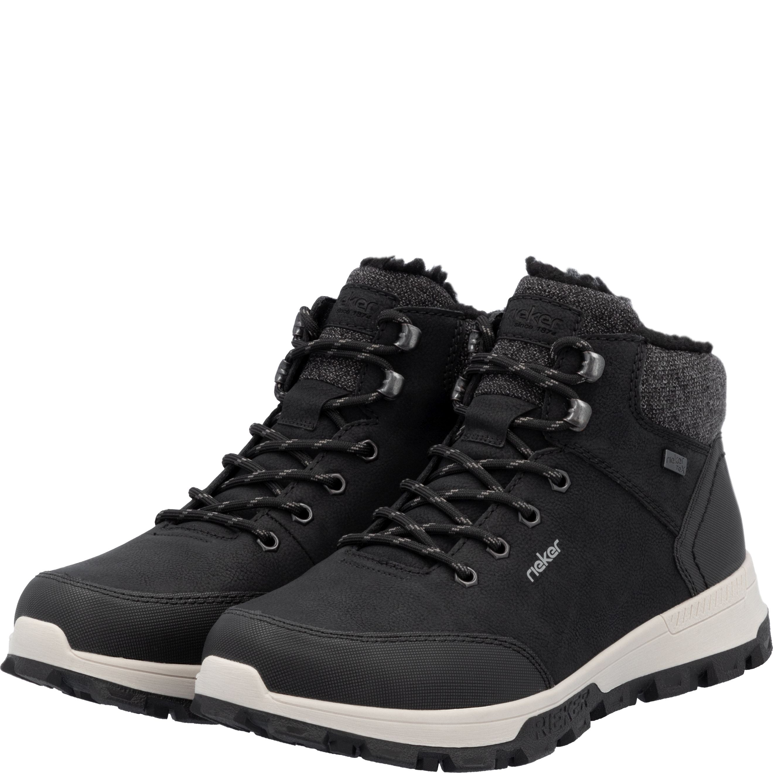 RIEKER Aulinukai vyrams, Juoda, Men's boots 10