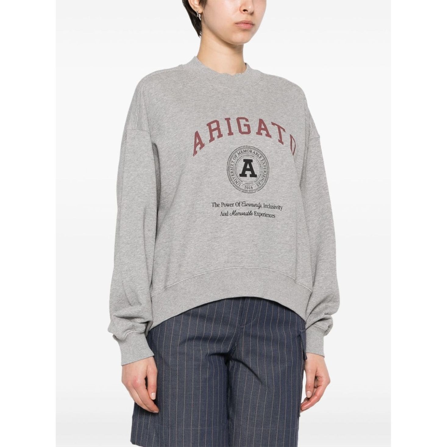 AXEL ARIGATO Sportinis nertinis moterims, Pilka, Arigato university sweatshirt 2