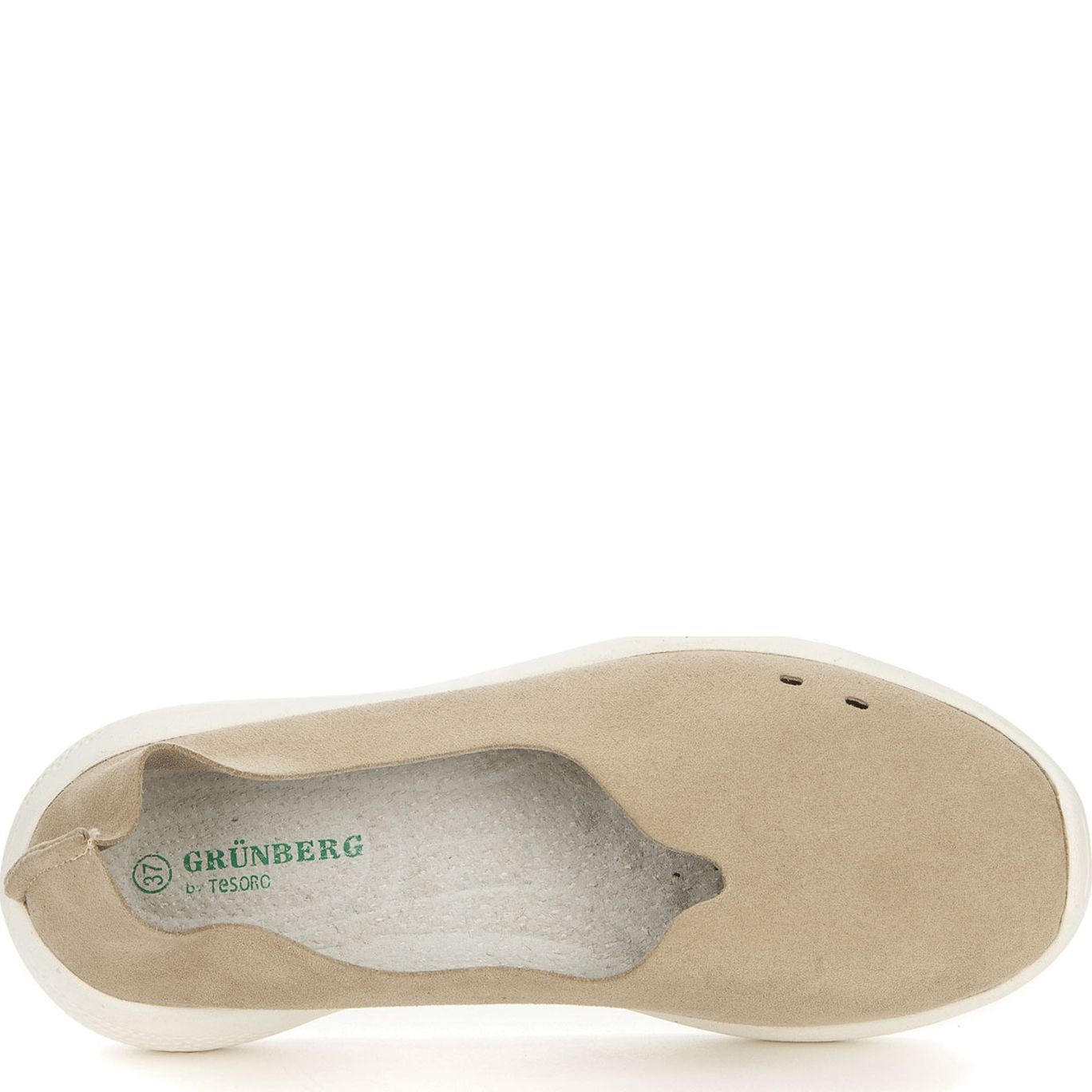 GRUNBERG Laisvalaikio bateliai moterims, Smėlio, LEISURE 4