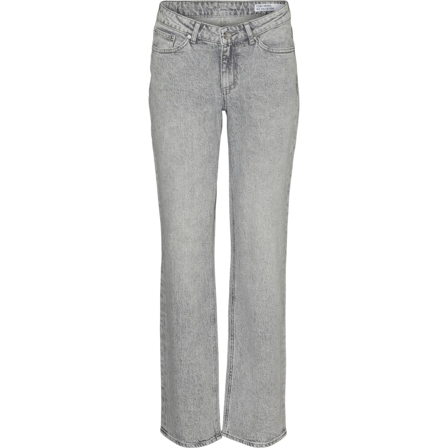 VERO MODA Tiesūs džinsai moterims, Pilka, Jada low straight jeans 1