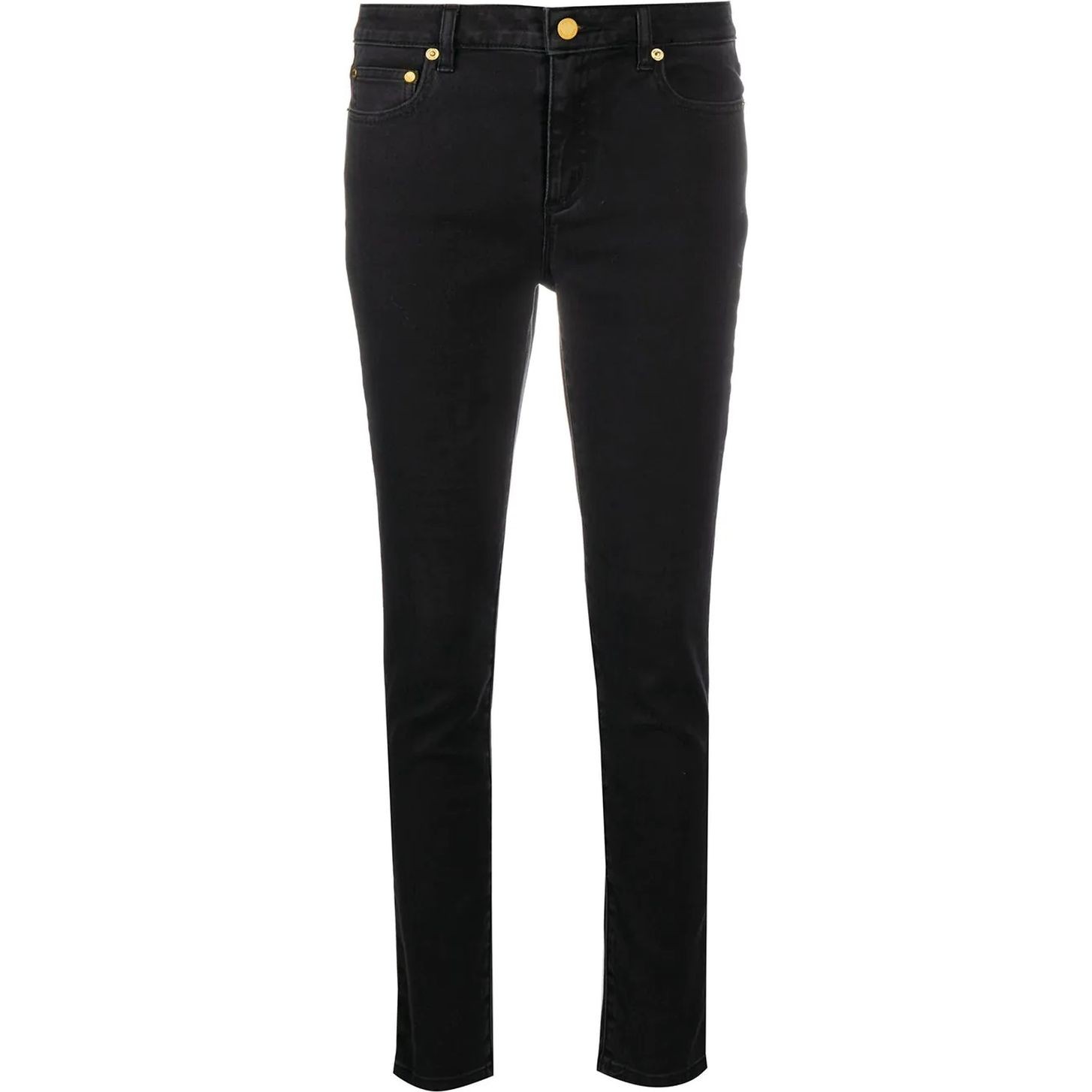 MICHAEL KORS Aptempti džinsai moterims, Juoda, DNM SELMA SKINNY 1