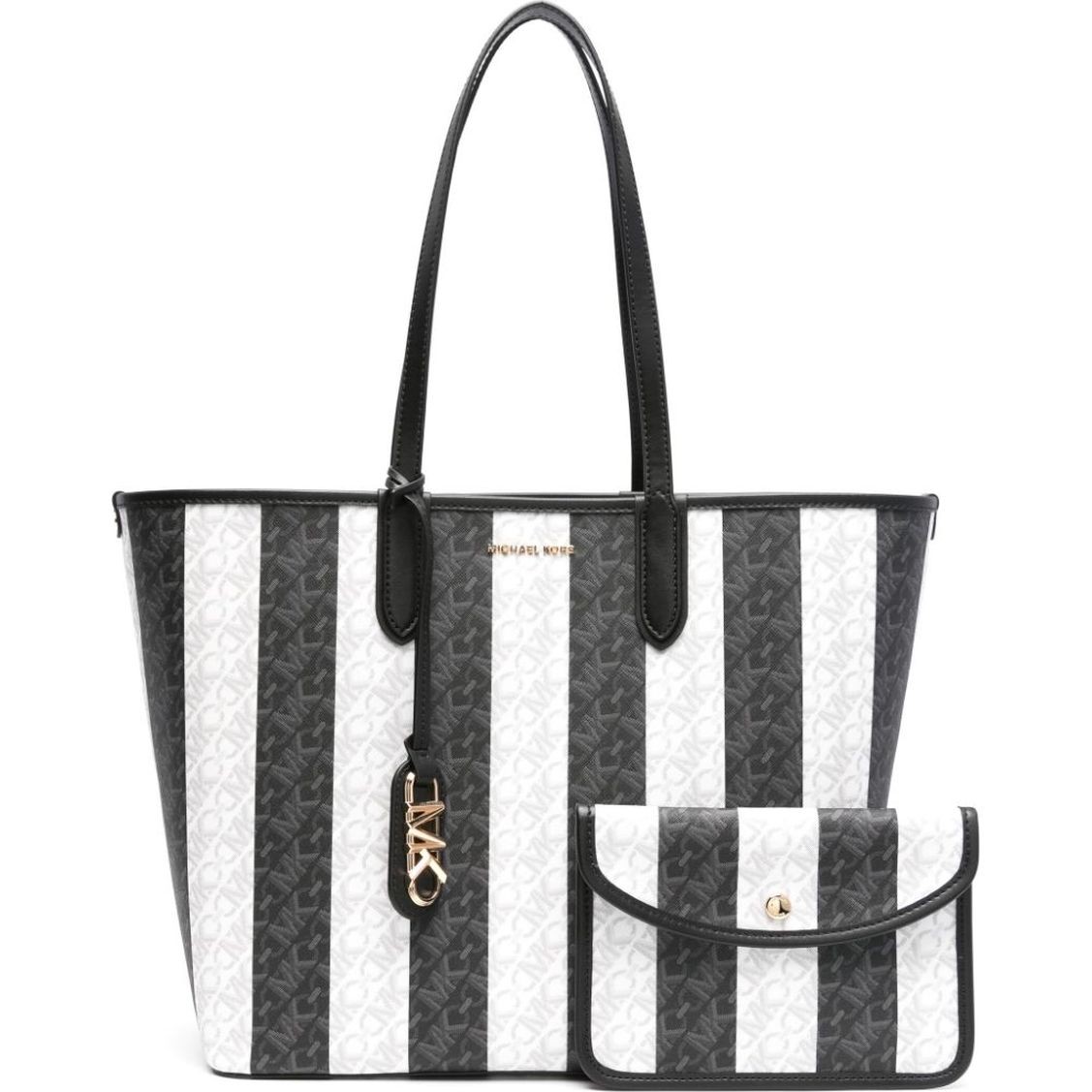 MICHAEL KORS Pirkinių krepšys moterims, Juoda, Large ew reversible tote 5