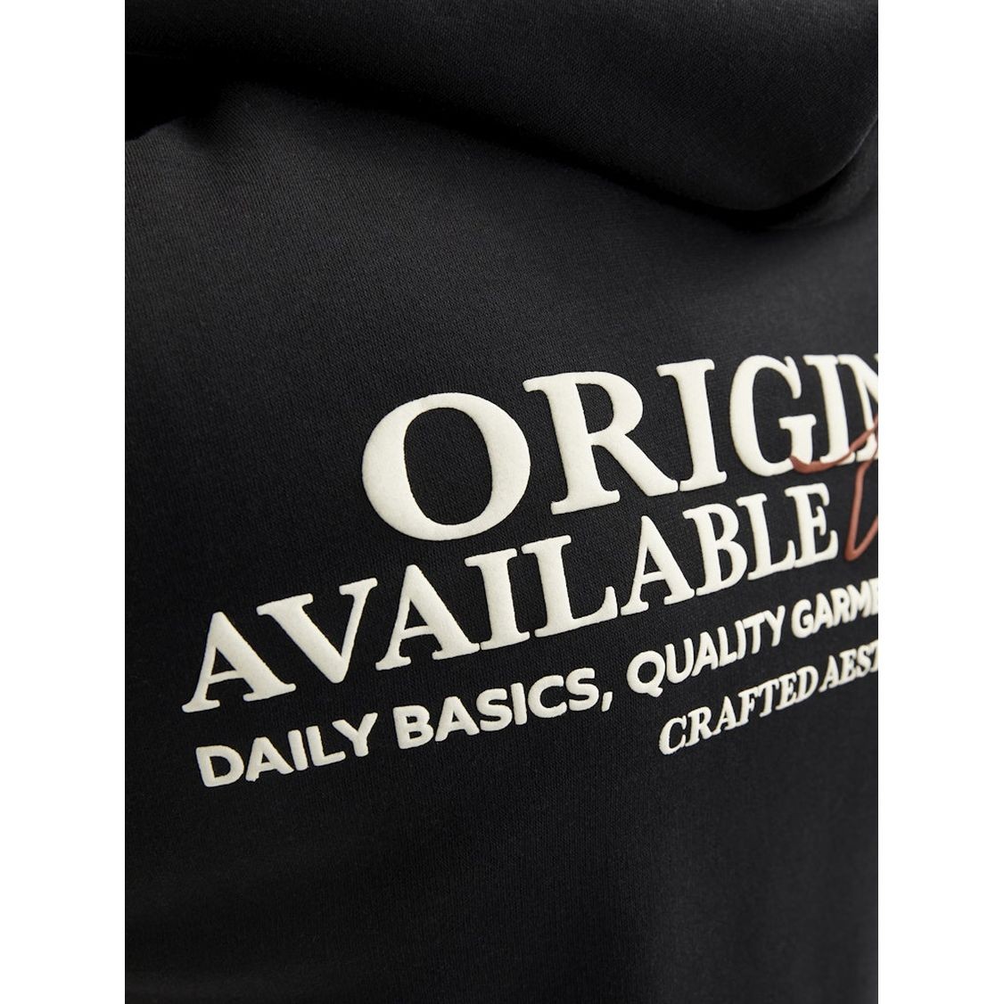 JACK & JONES Džemperis vyrams, Juoda, Islington back sweat hood 8