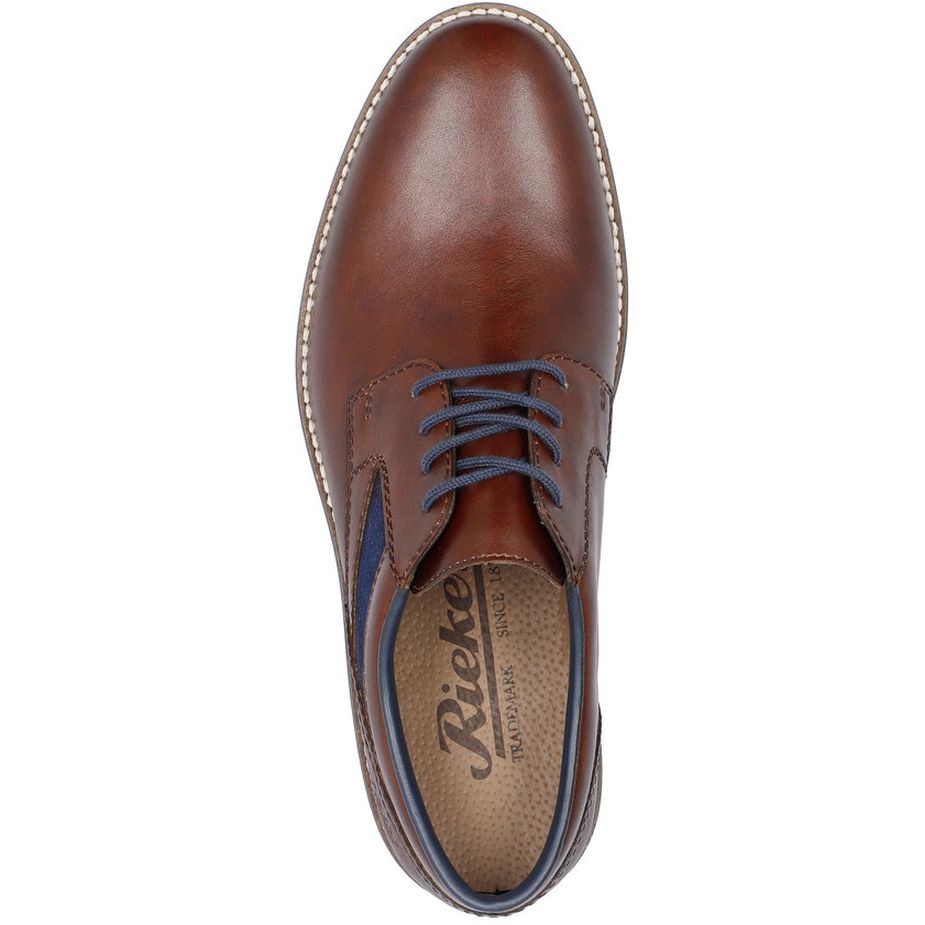 RIEKER Klasikiniai batai vyrams, Ruda, FORMAL 6