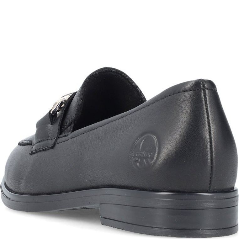 RIEKER Loaferiai moterims, Juoda, Ladies shoes 4