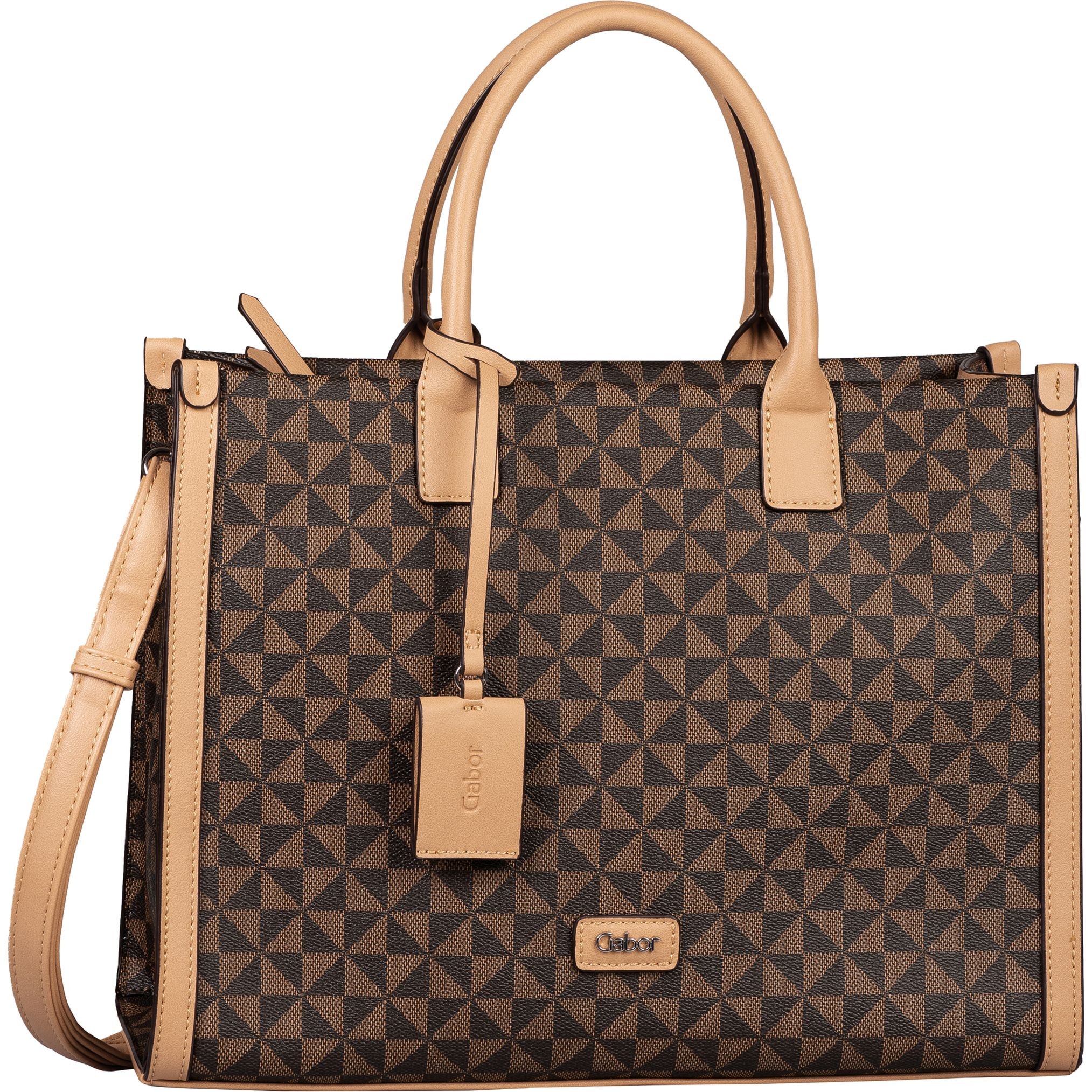 GABOR Pirkinių krepšys moterims, Ruda, Barina tote bag 1