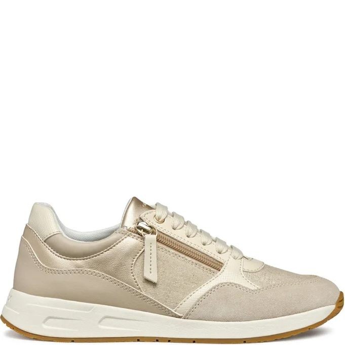 GEOX Laisvalaikio bateliai moterims, Smėlio, Bulmya leisure 2