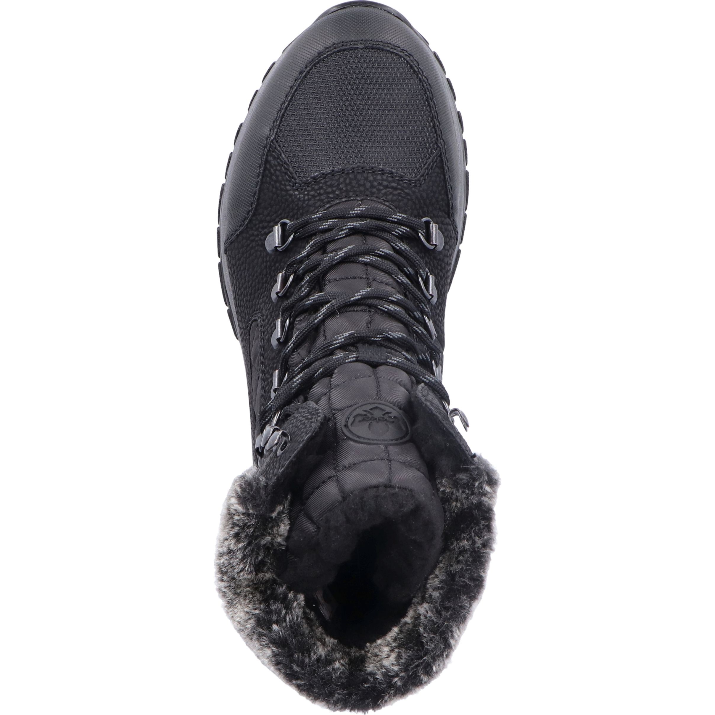 RIEKER Aulinukai moterims, Juoda, BOOTIES 8