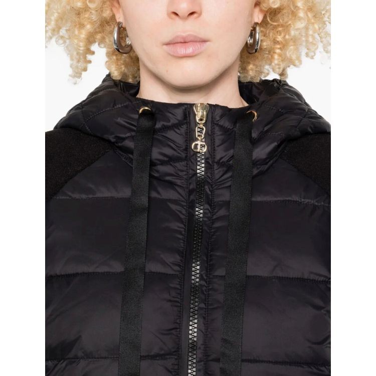 TWINSET Pūkinė striukė moterims, Juoda, Padded jacket 3