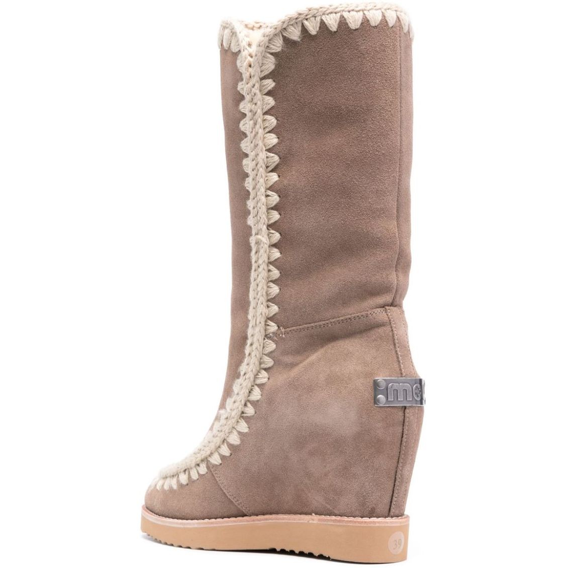 MOU Auliniai moterims, Pilka, French toe wedge tall 3