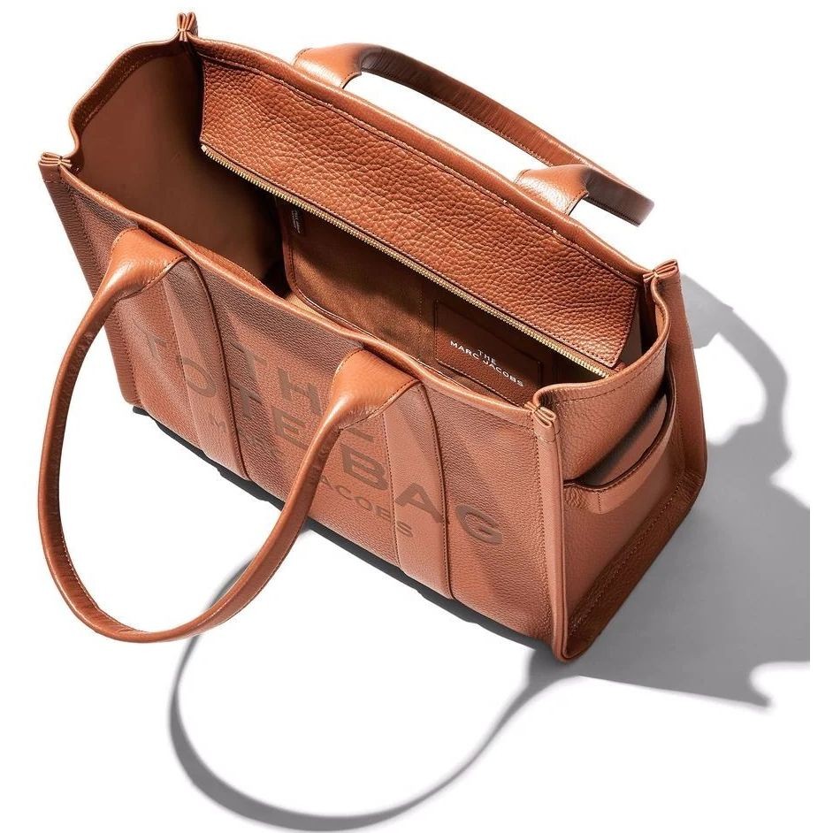 MARC JACOBS Pirkinių krepšys moterims, Ruda, The large tote 4