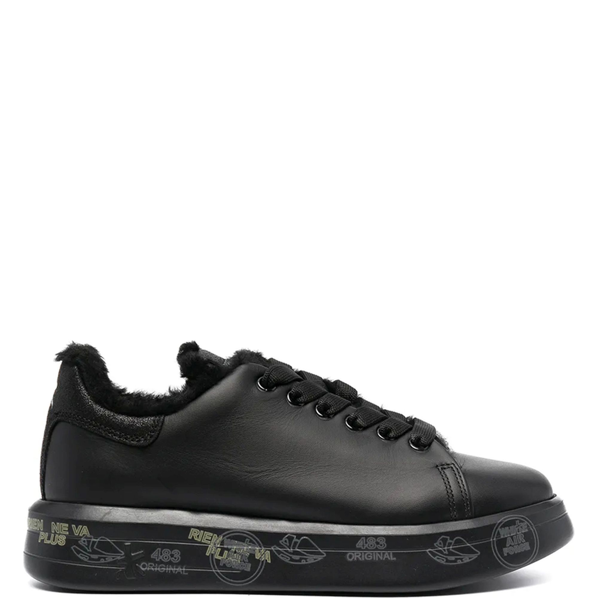 PREMIATA Bateliai - NENAUDOJAMA moterims, Juoda, Sneakers 2