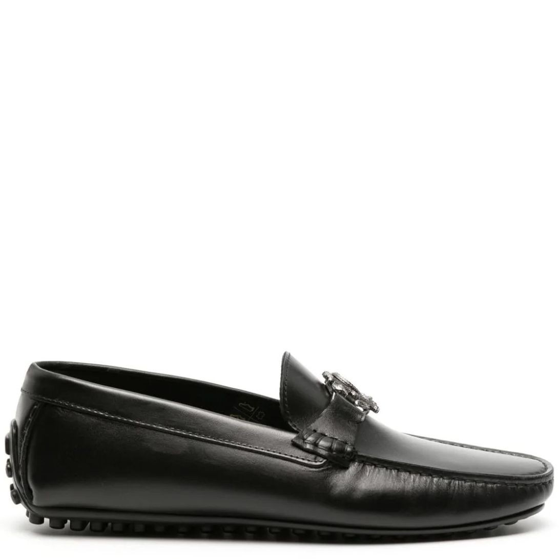 ROBERTO CAVALLI Mokasinai vyrams, Juoda, Moccasins 2