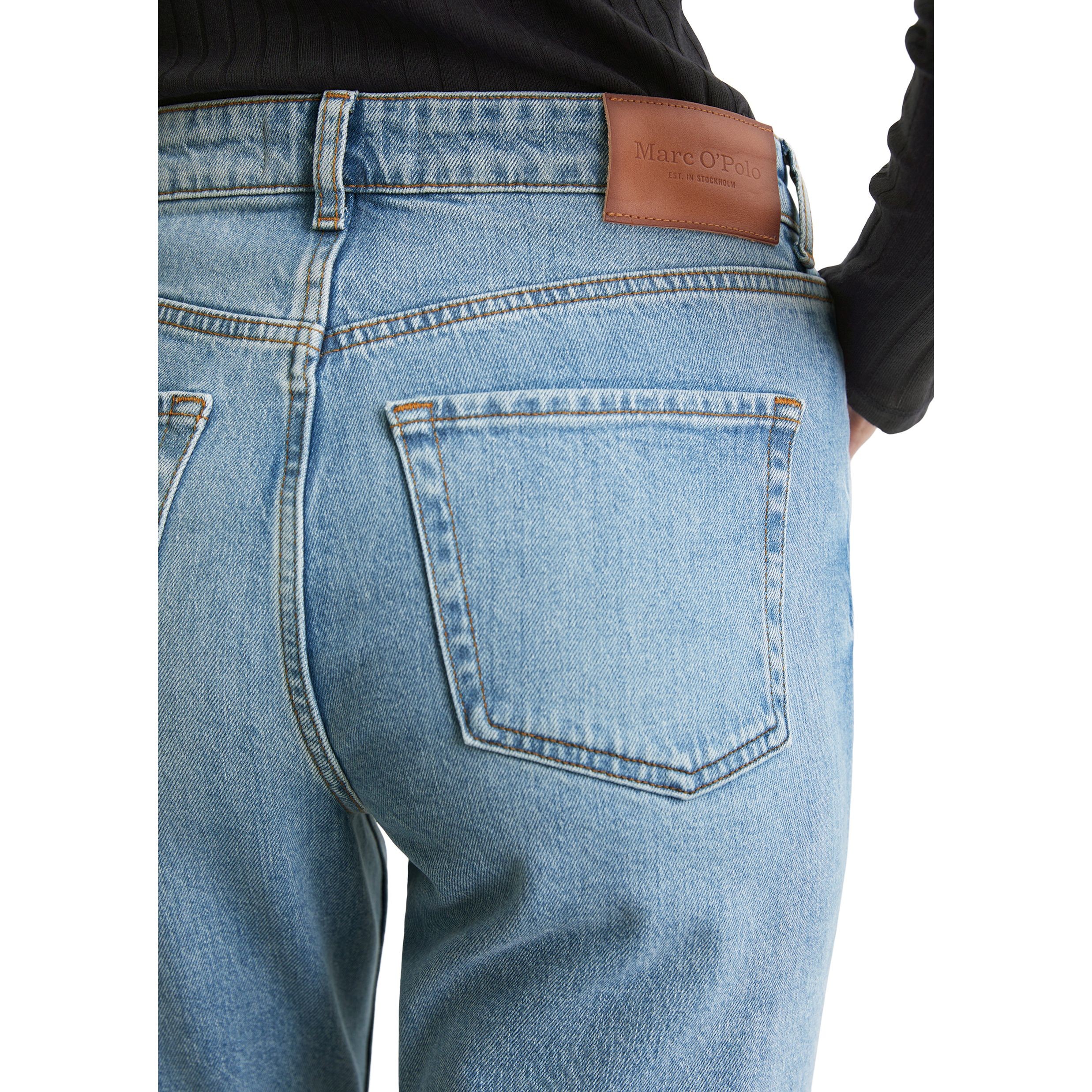 MARC O'POLO Tiesūs džinsai moterims, Mėlyna, Straight 500910212057 4