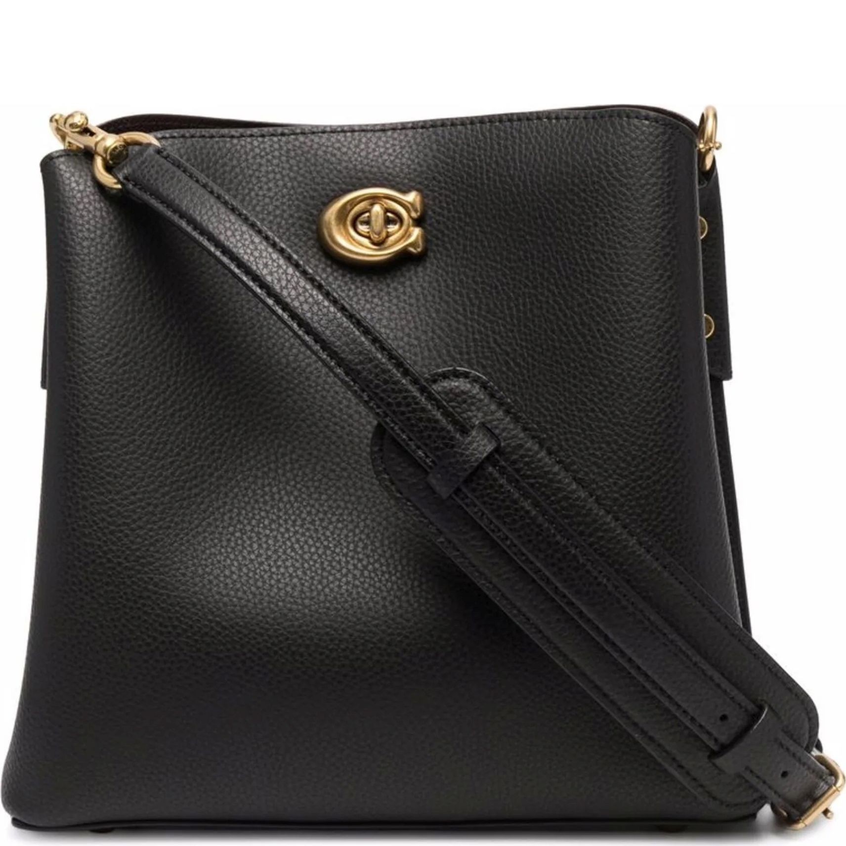 COACH Rankinė moterims, Juoda, Leather willow bucket 1