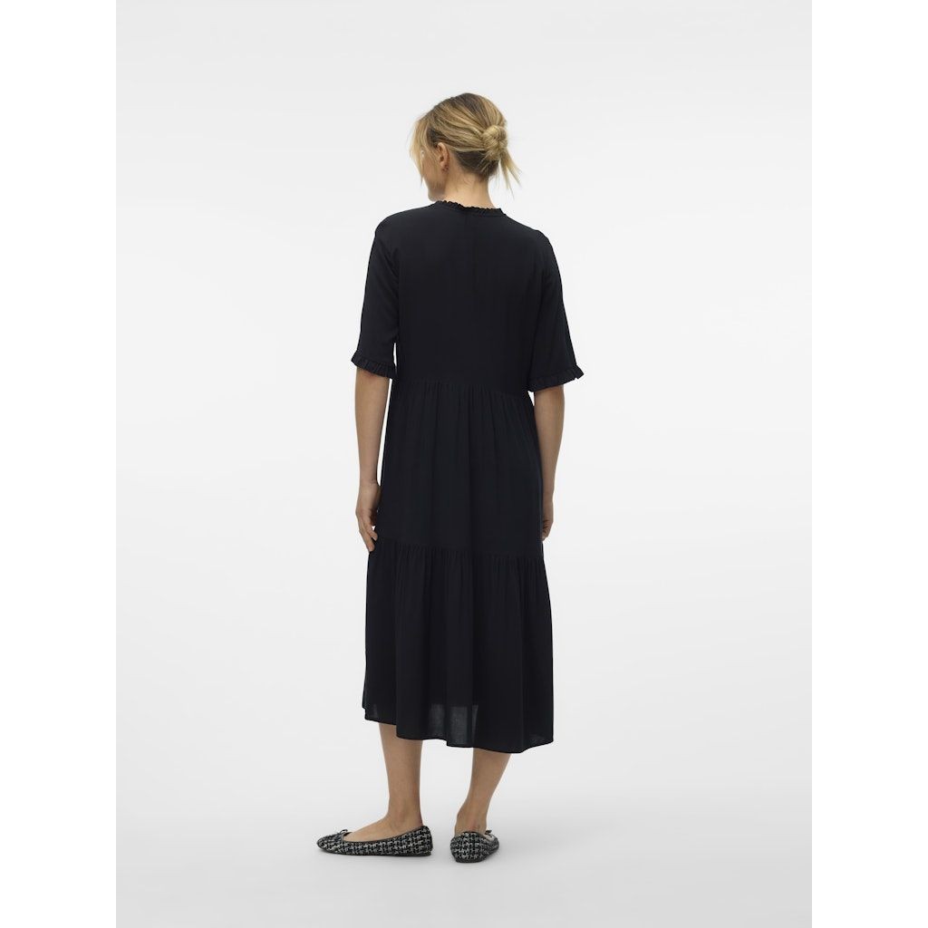 VERO MODA Maxi suknelė moterims, Juoda, VMEASY JOY 2/4 FRL 3