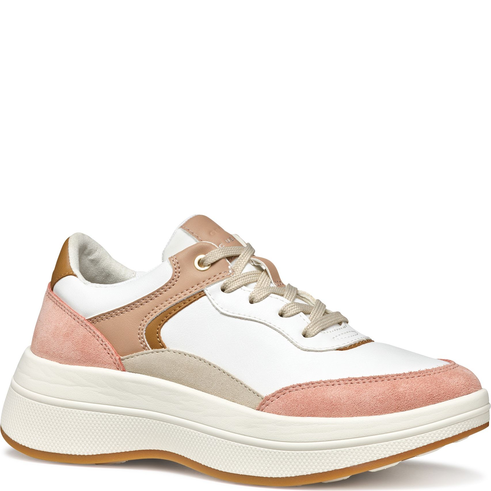 GEOX Laisvalaikio bateliai moterims, Balta, Spherica ecub leisure