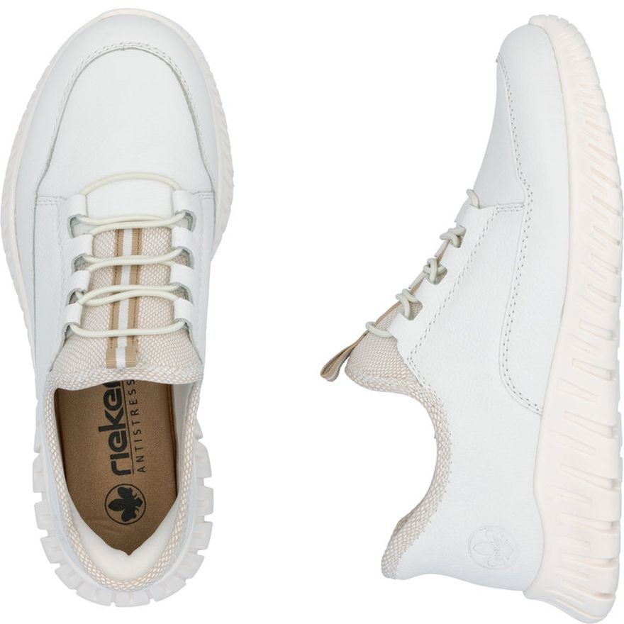 RIEKER Laisvalaikio bateliai moterims, Balta, Sneakers 8