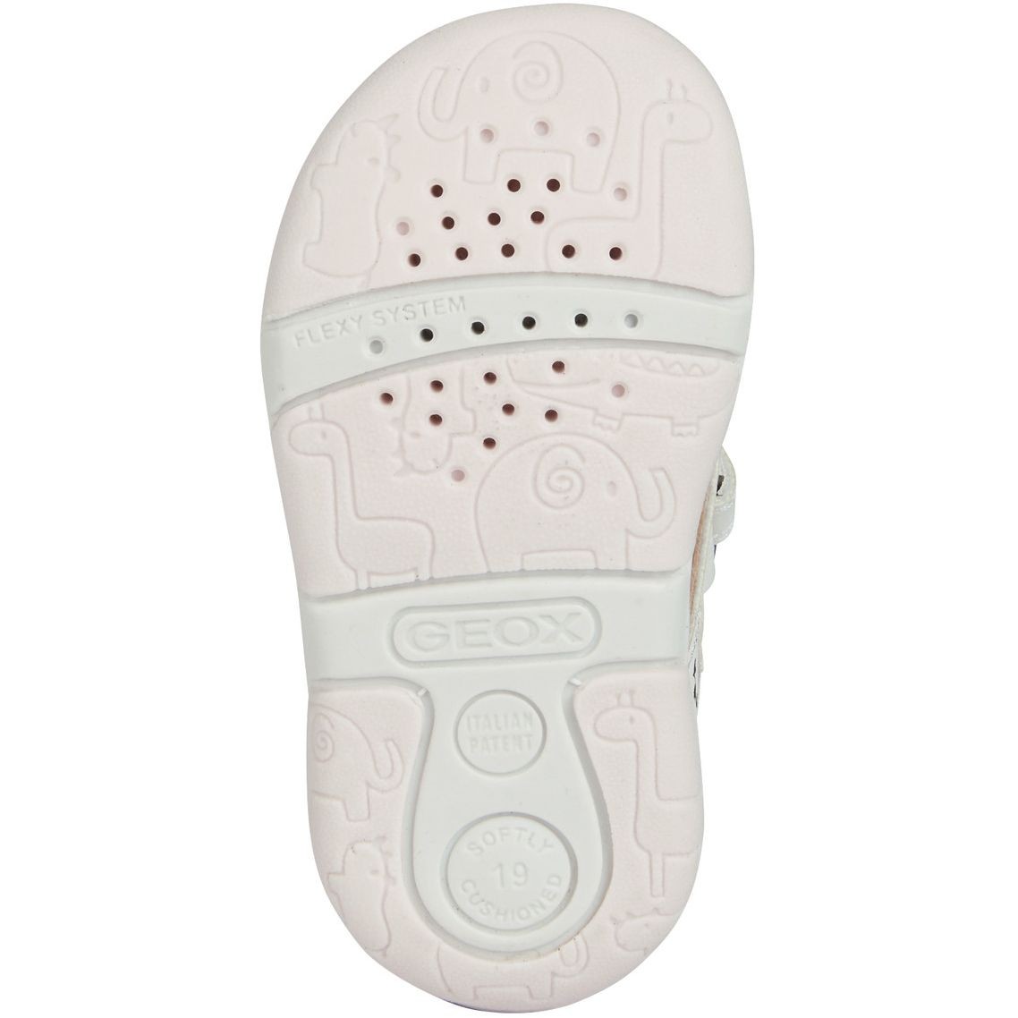 GEOX Basutės mergaitėms, Balta, SANDALS TAPUZ 6