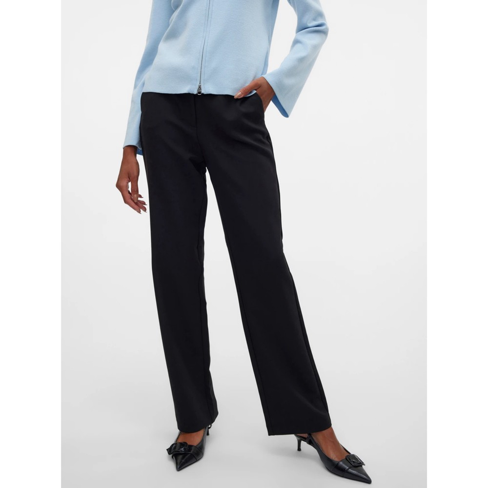 VERO MODA Formalios kelnės moterims, Juoda, Clair pant 3