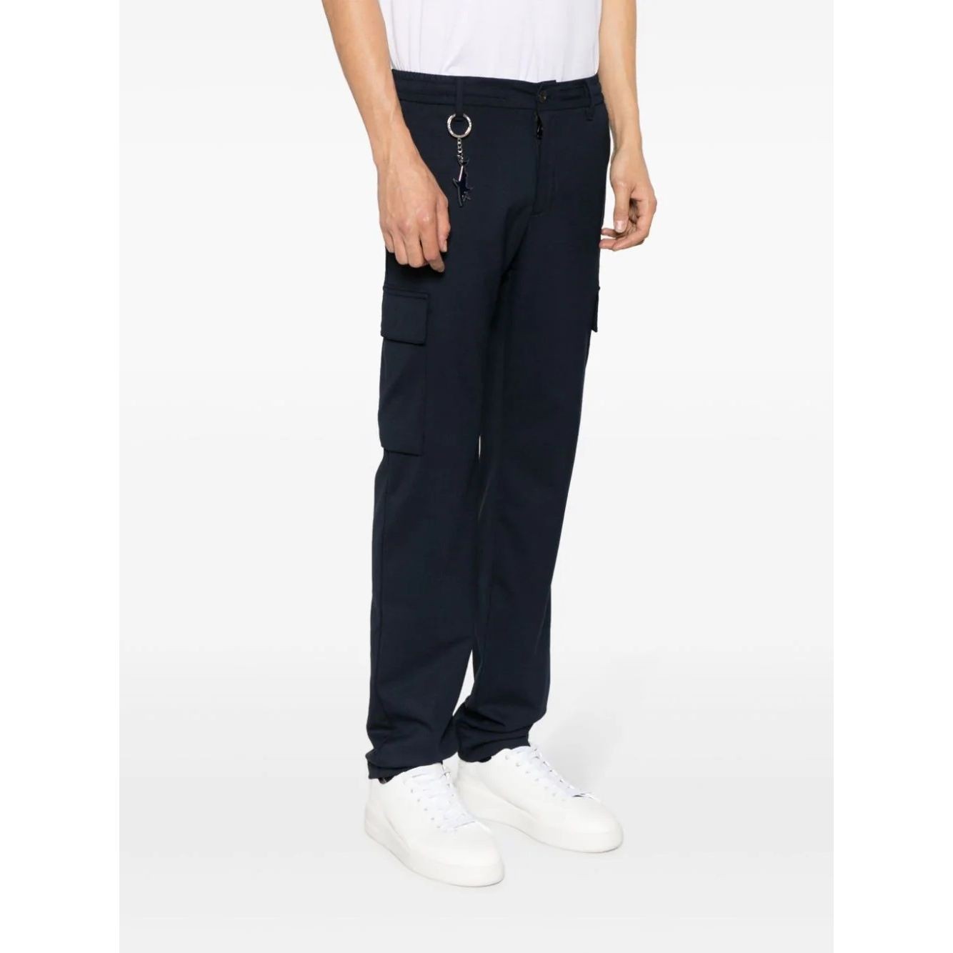 PAULNSHARK Laisvalaikio kelnės vyrams, Mėlyna, Drawstring pants 2
