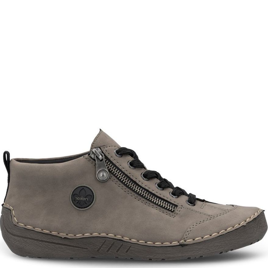 RIEKER Aulinukai moterims, Pilka, Ladies short boots 2