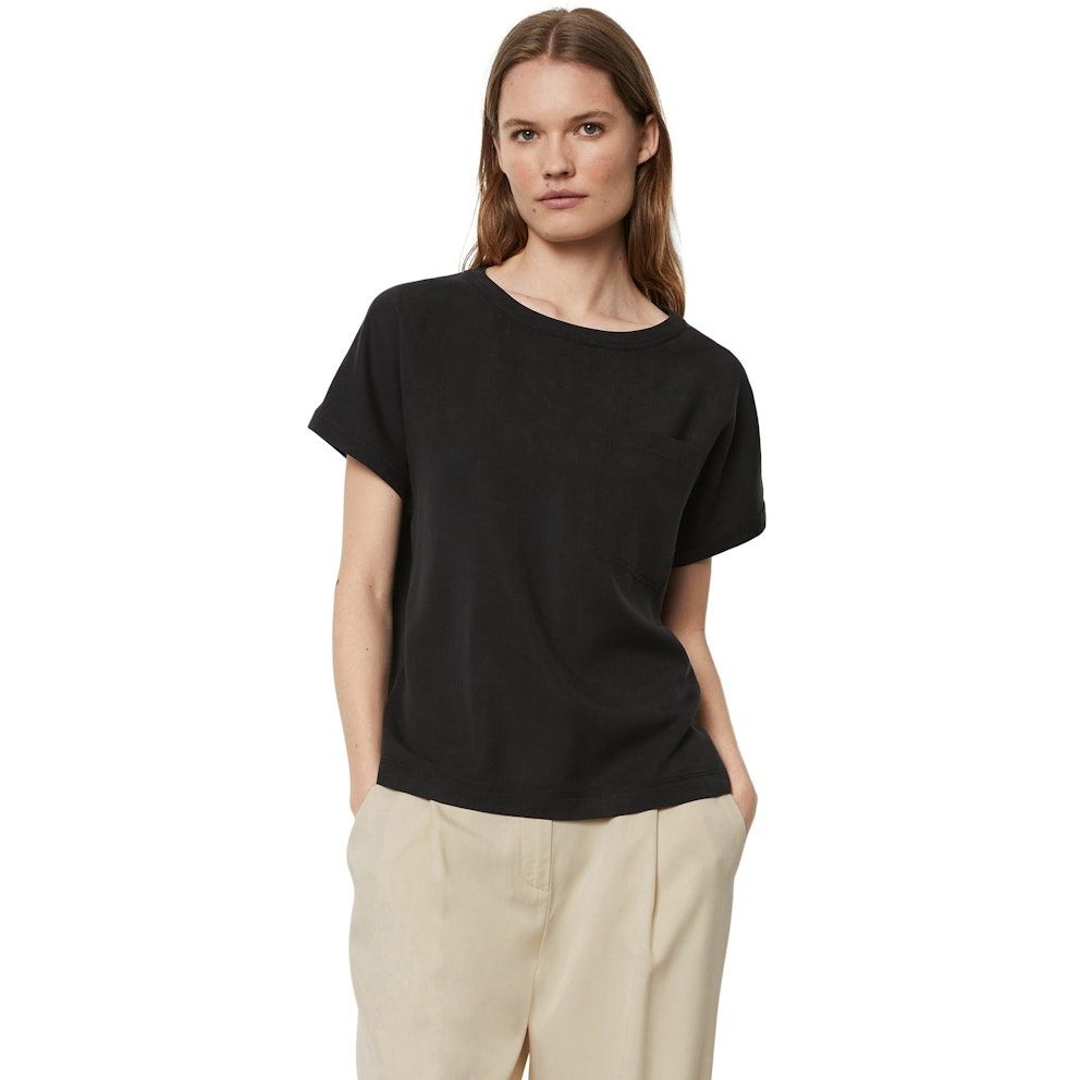 MARC O'POLO Marškinėliai moterims, Juoda 2